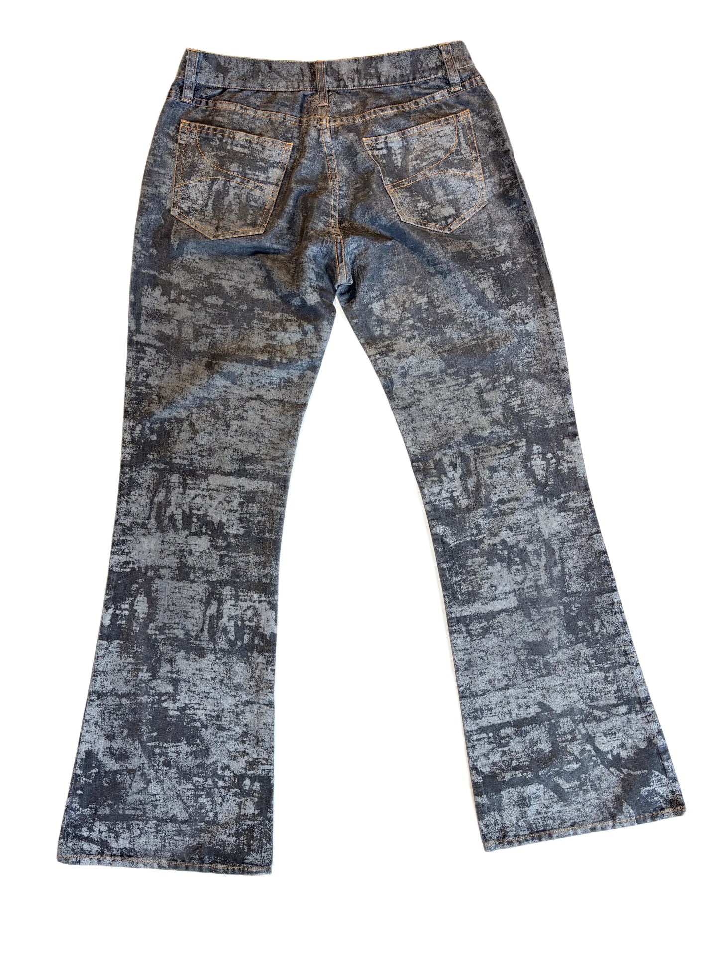Custo Barcelona Graphic Distressed Pants