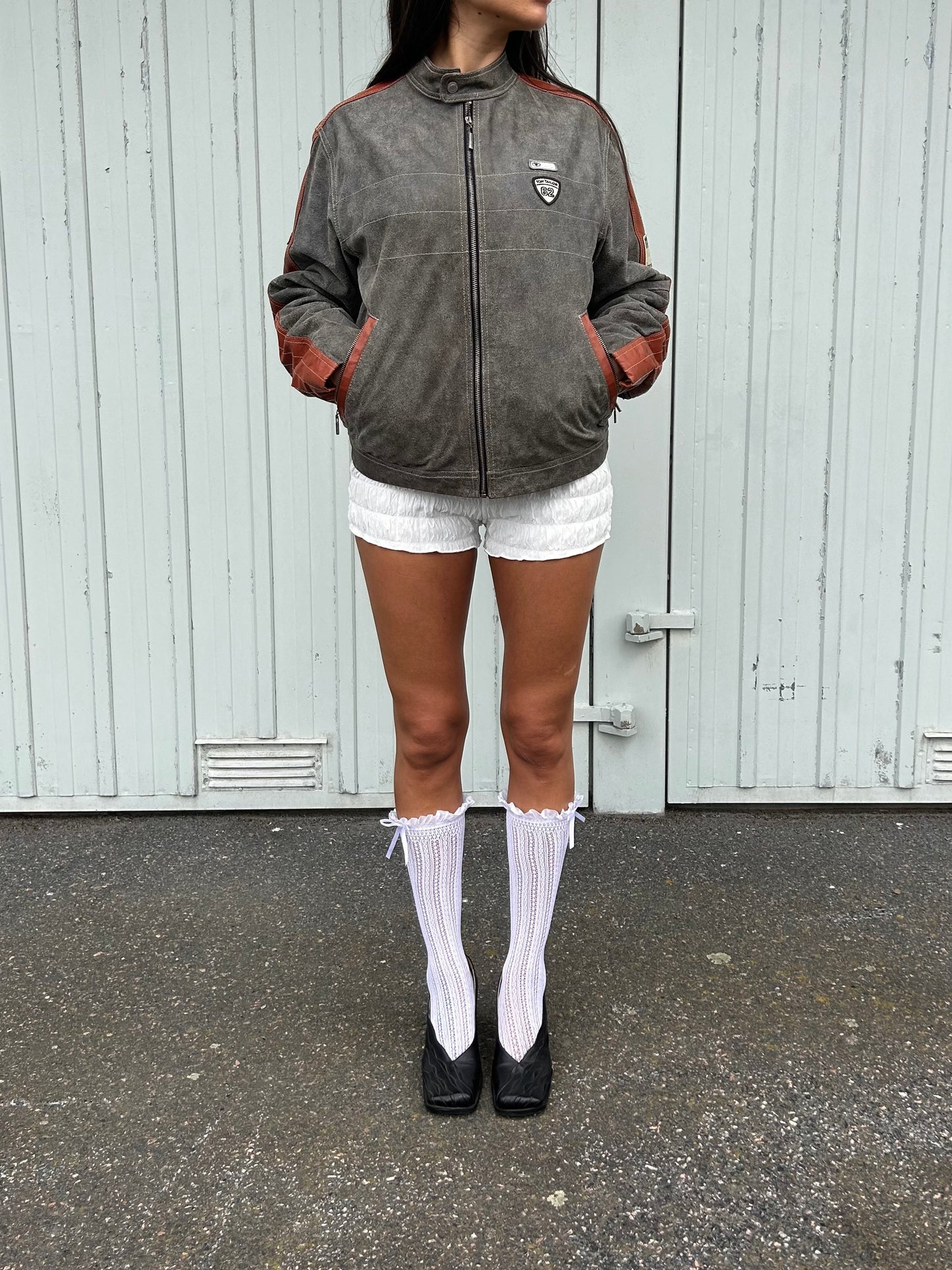 Tom Tailor perfect distressed look biker jacket