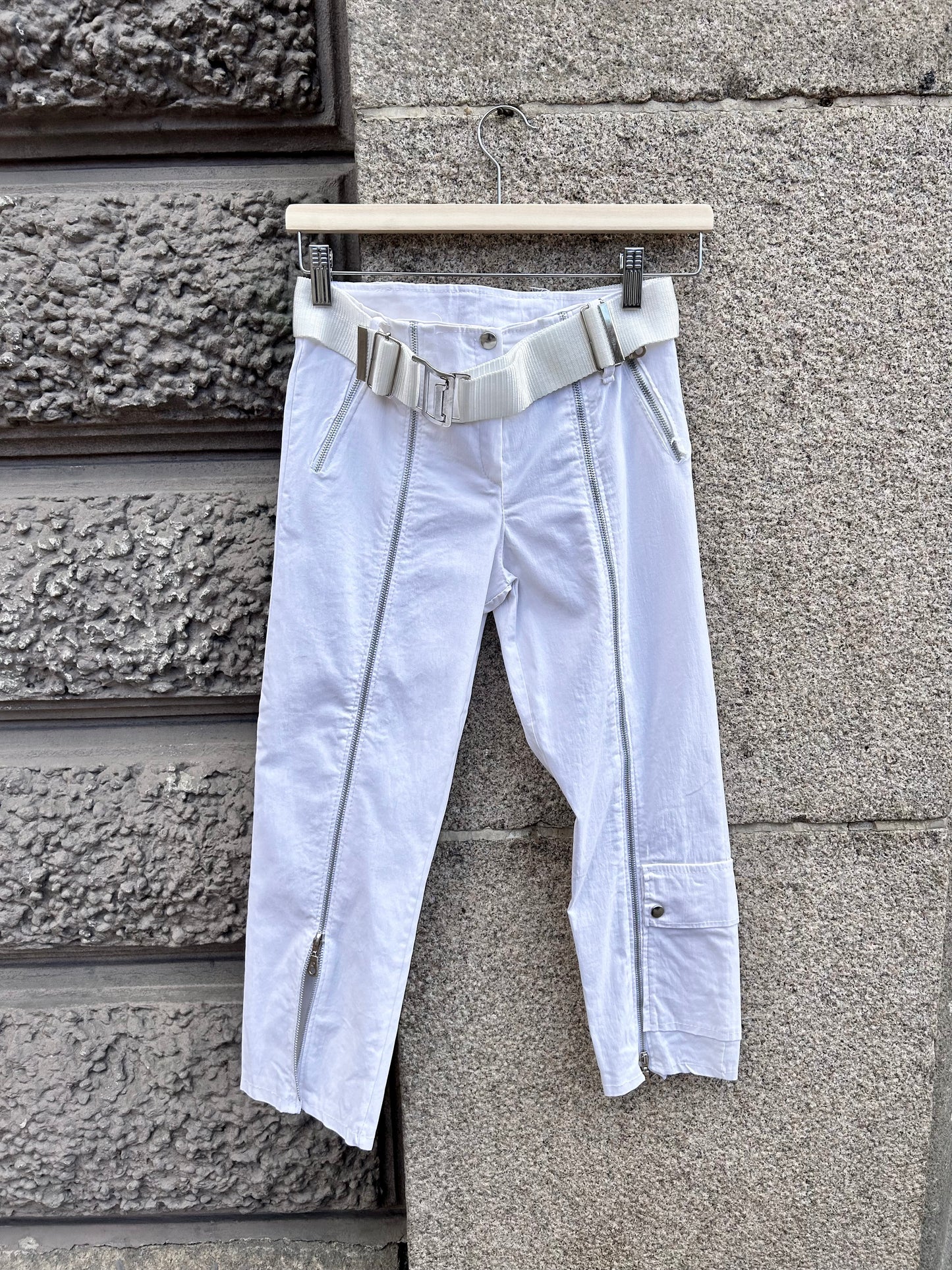 Y2K RICHMOND Zipper Capri pants