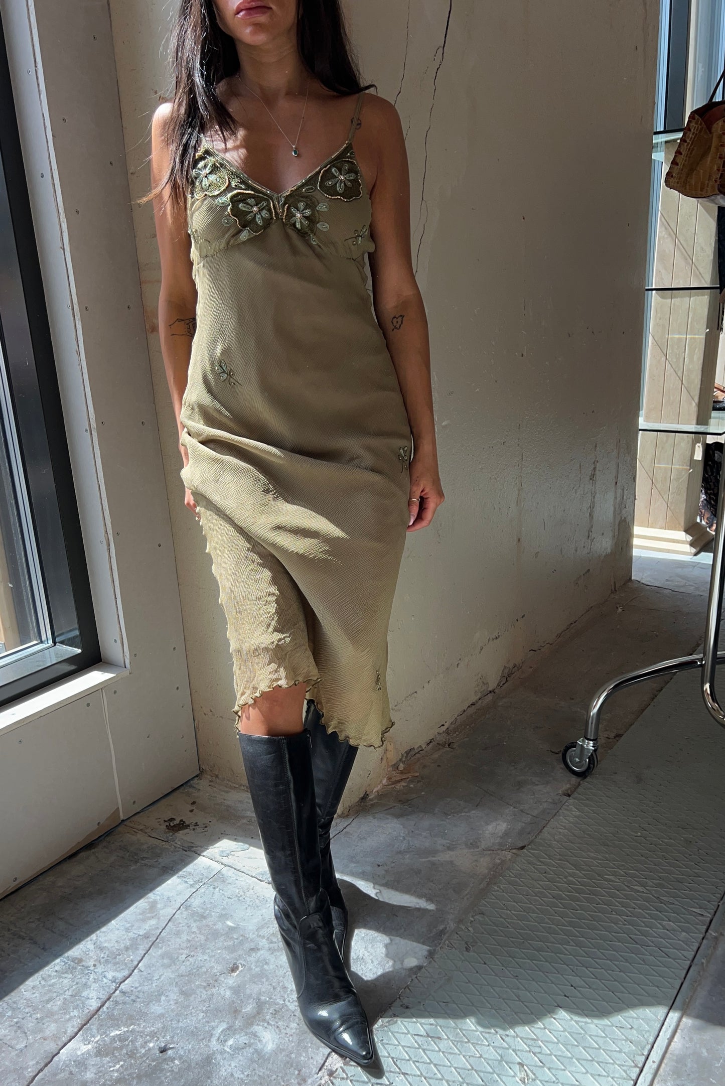Fairy Silk Dress Y2K