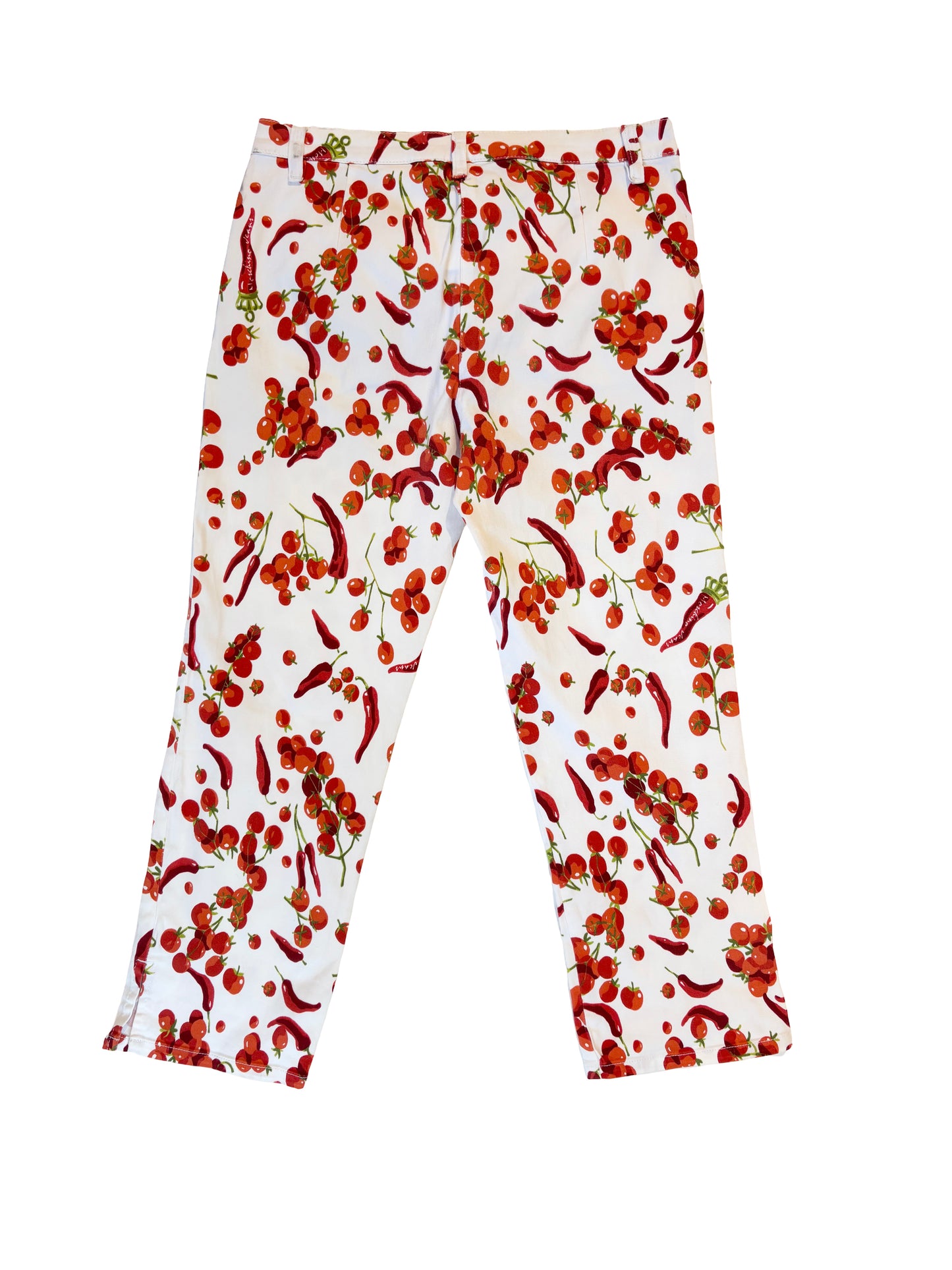 Moschino Jeans Tomato And Chili Capri Pants