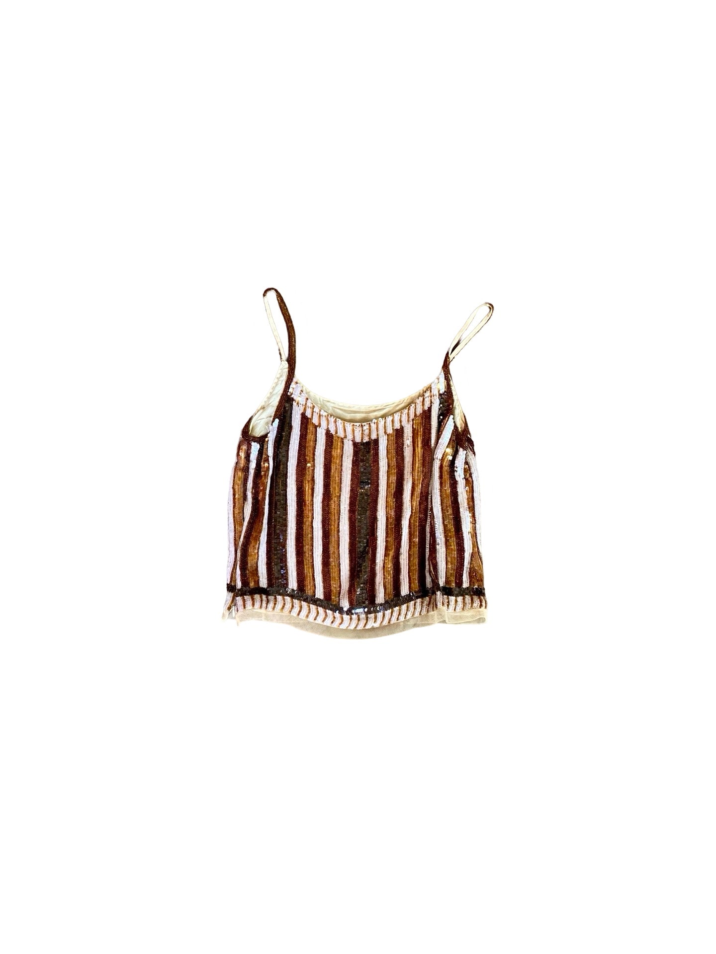 Handmade Beaded rare Sequin Top 90’s