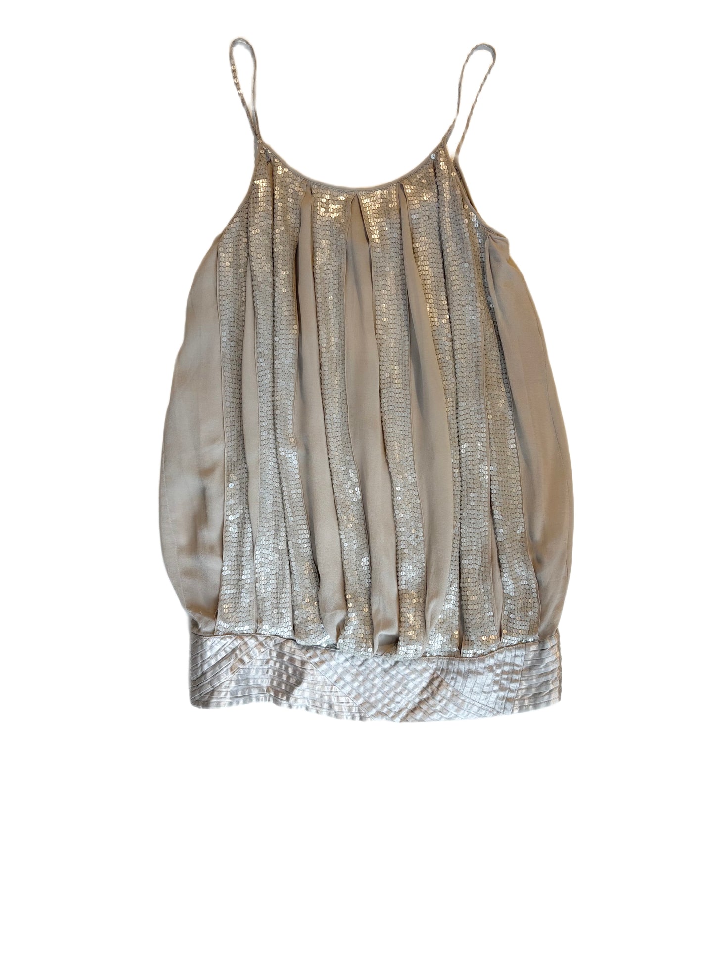 Patrizia Pepe Silk Sequin Cami