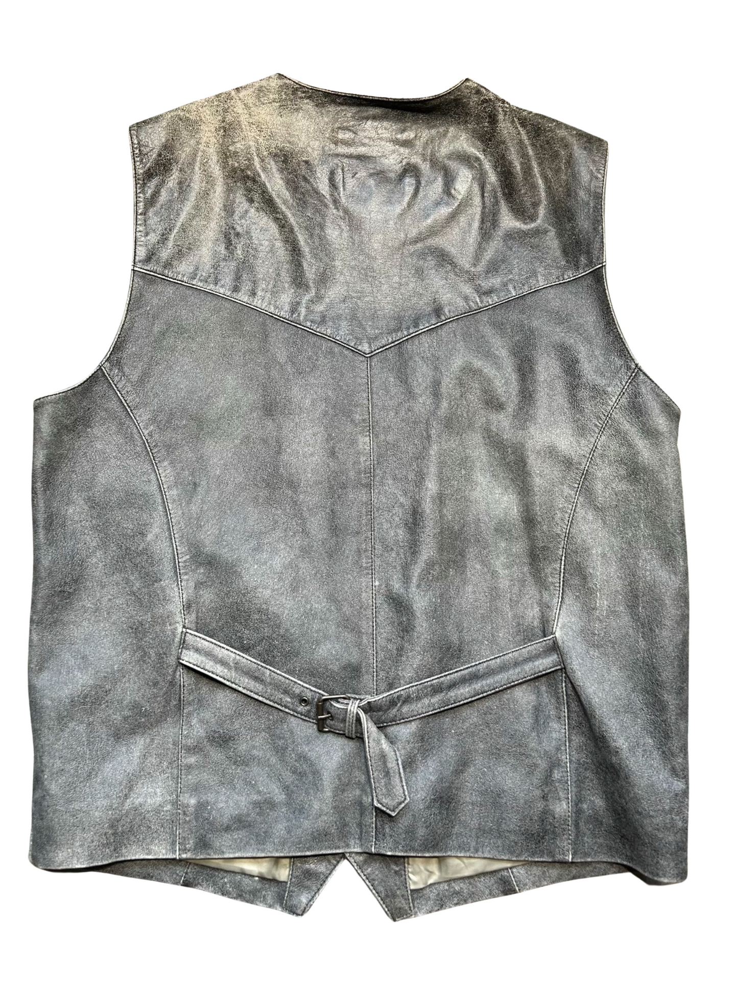 80’s Distressed leather vest