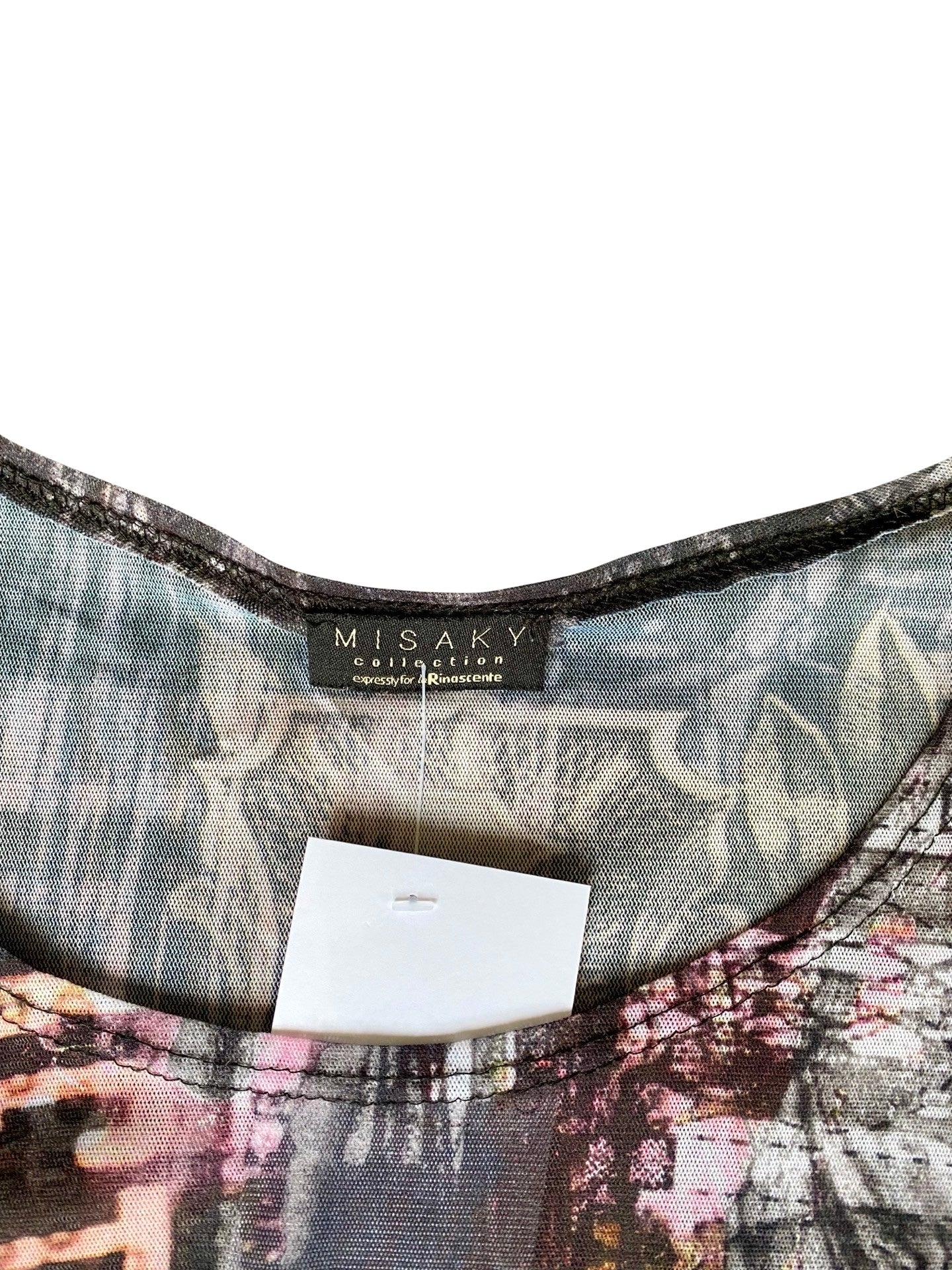 Printed Mesh Top Y2K