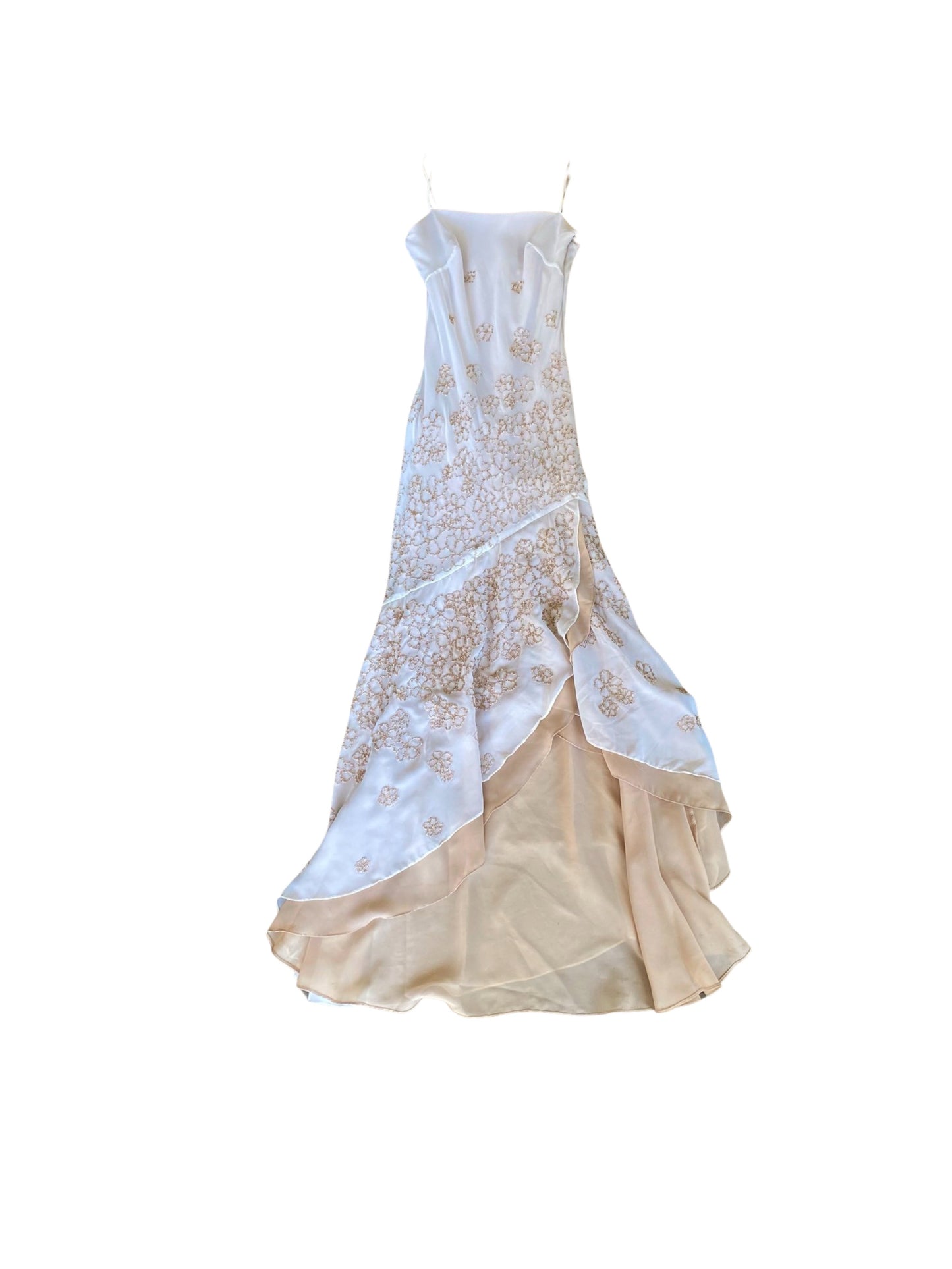 Romantic Beaded Maxi Dress 90’s
