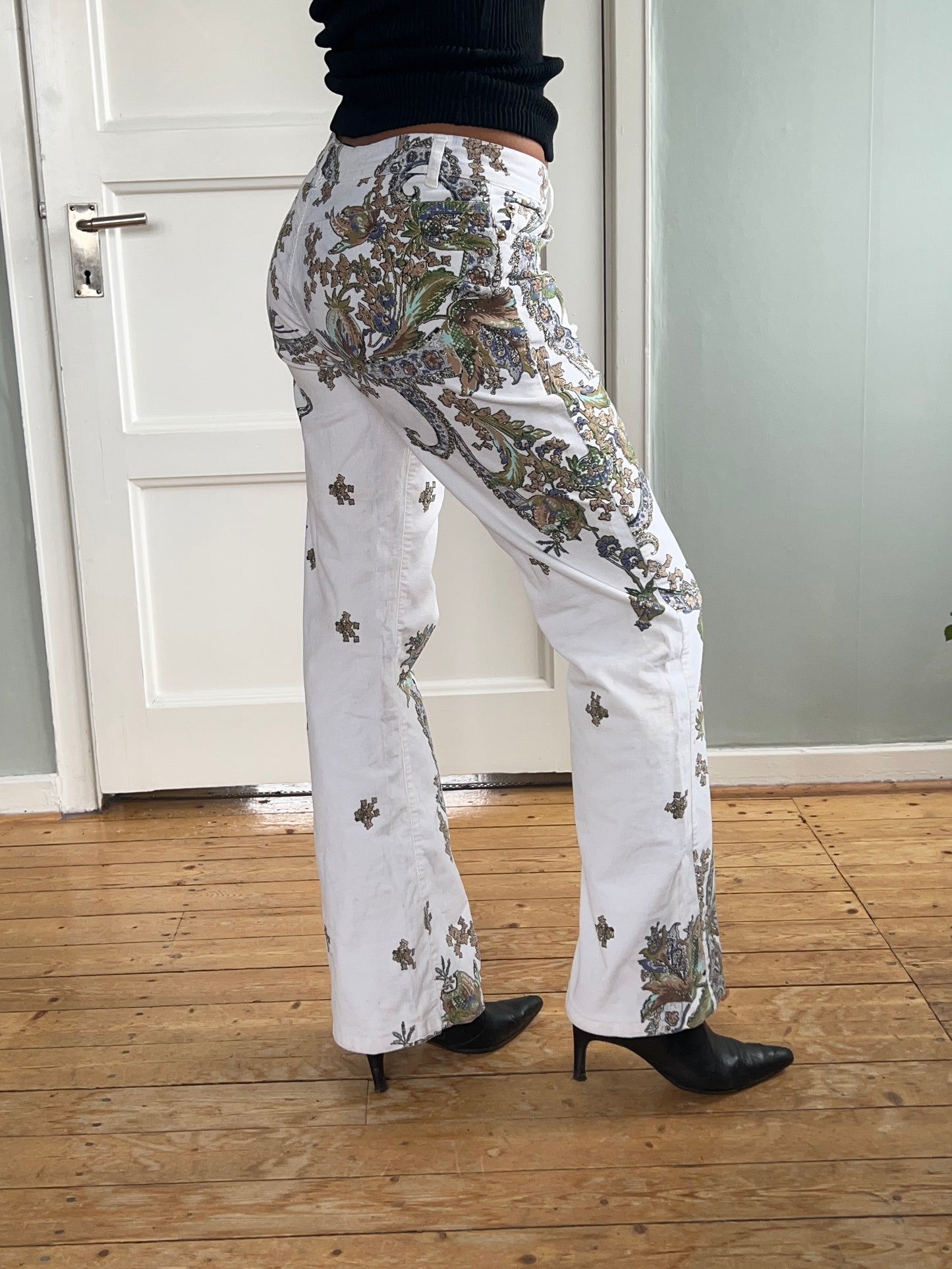Cavalli Baroque Corduroy Pants