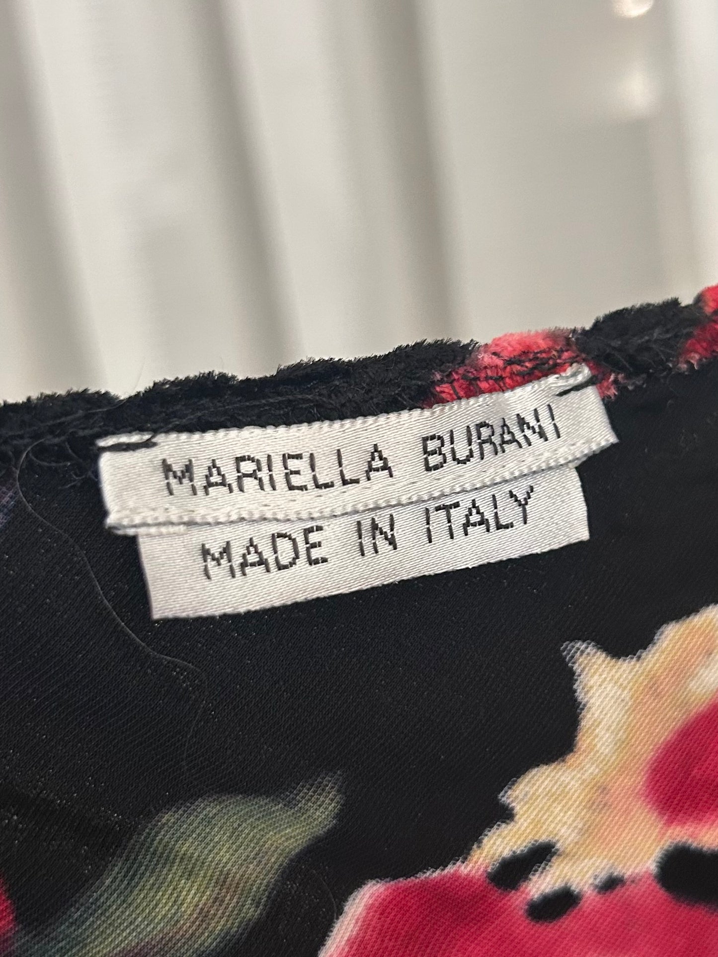 Mariella Burani 90’s Velvet Strappy Dress