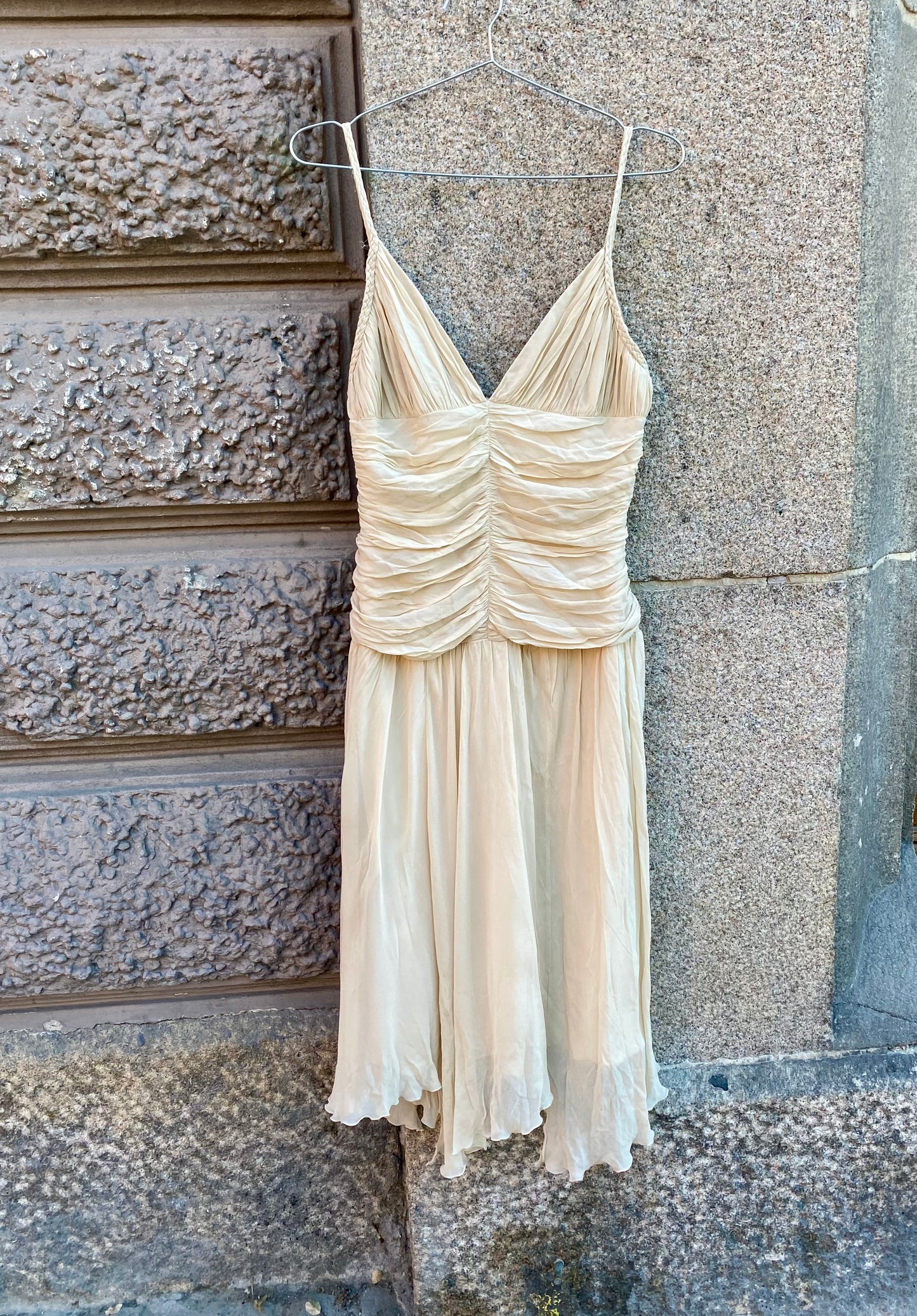 Draped Silk Dress 90’s