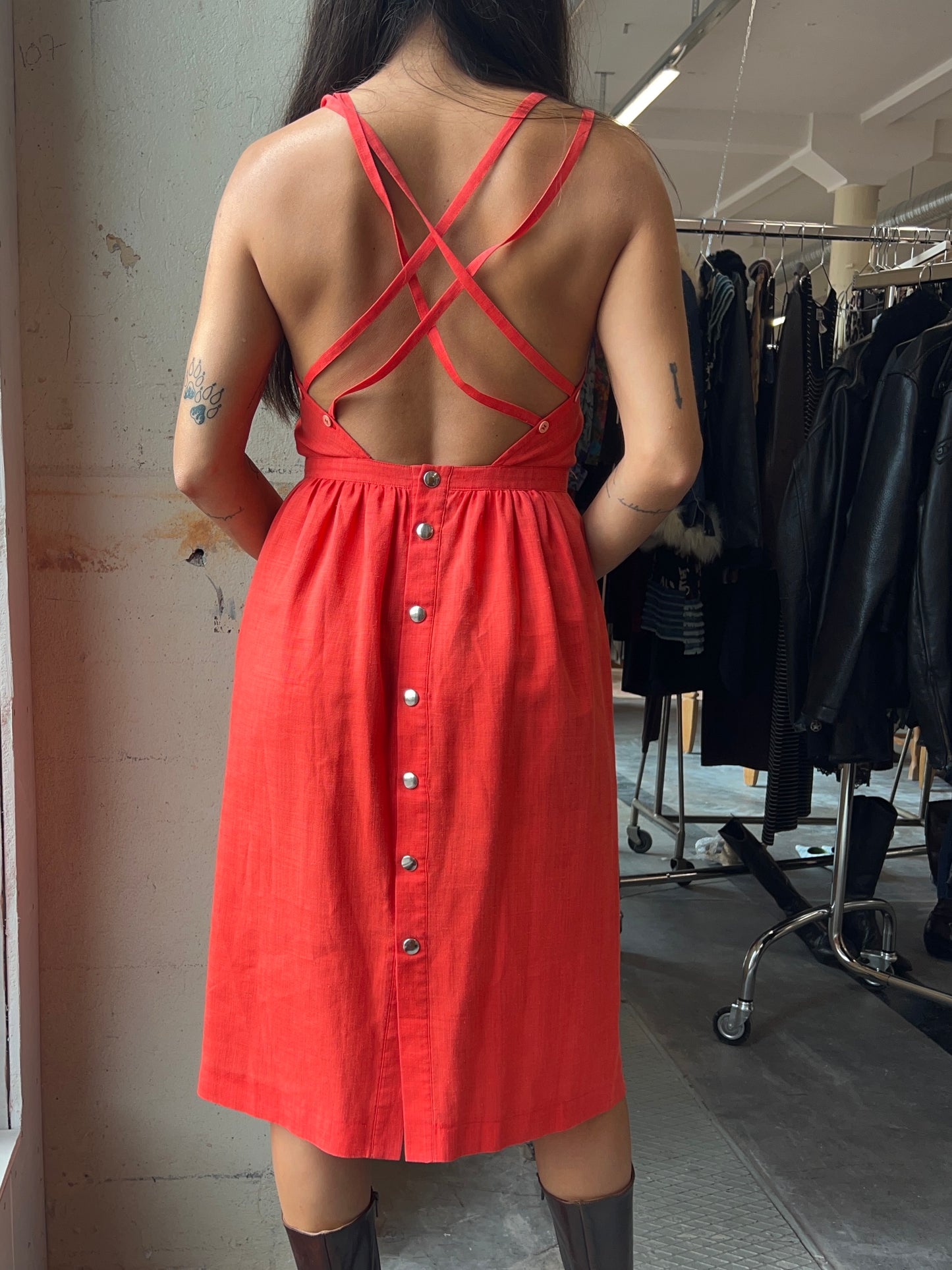 Cacharel cross back dress