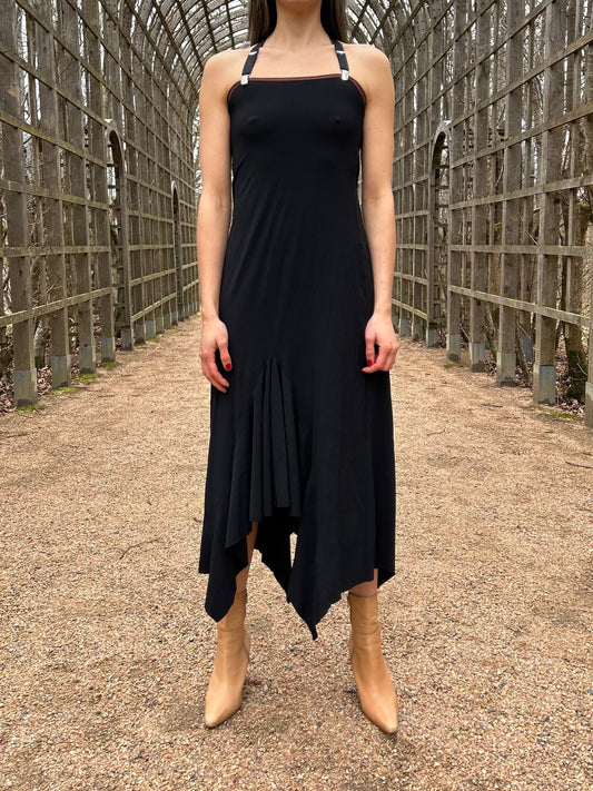 Marithe + Francois Girbaud dungaree maxi dress