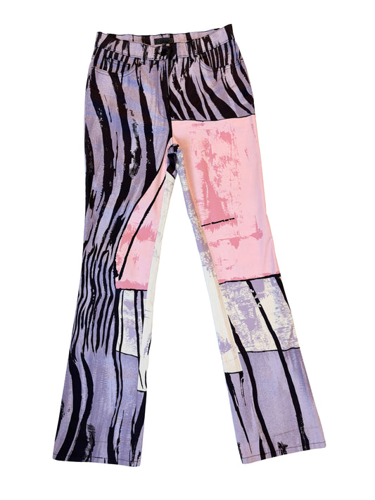 Iceberg Abstract Print Jeans