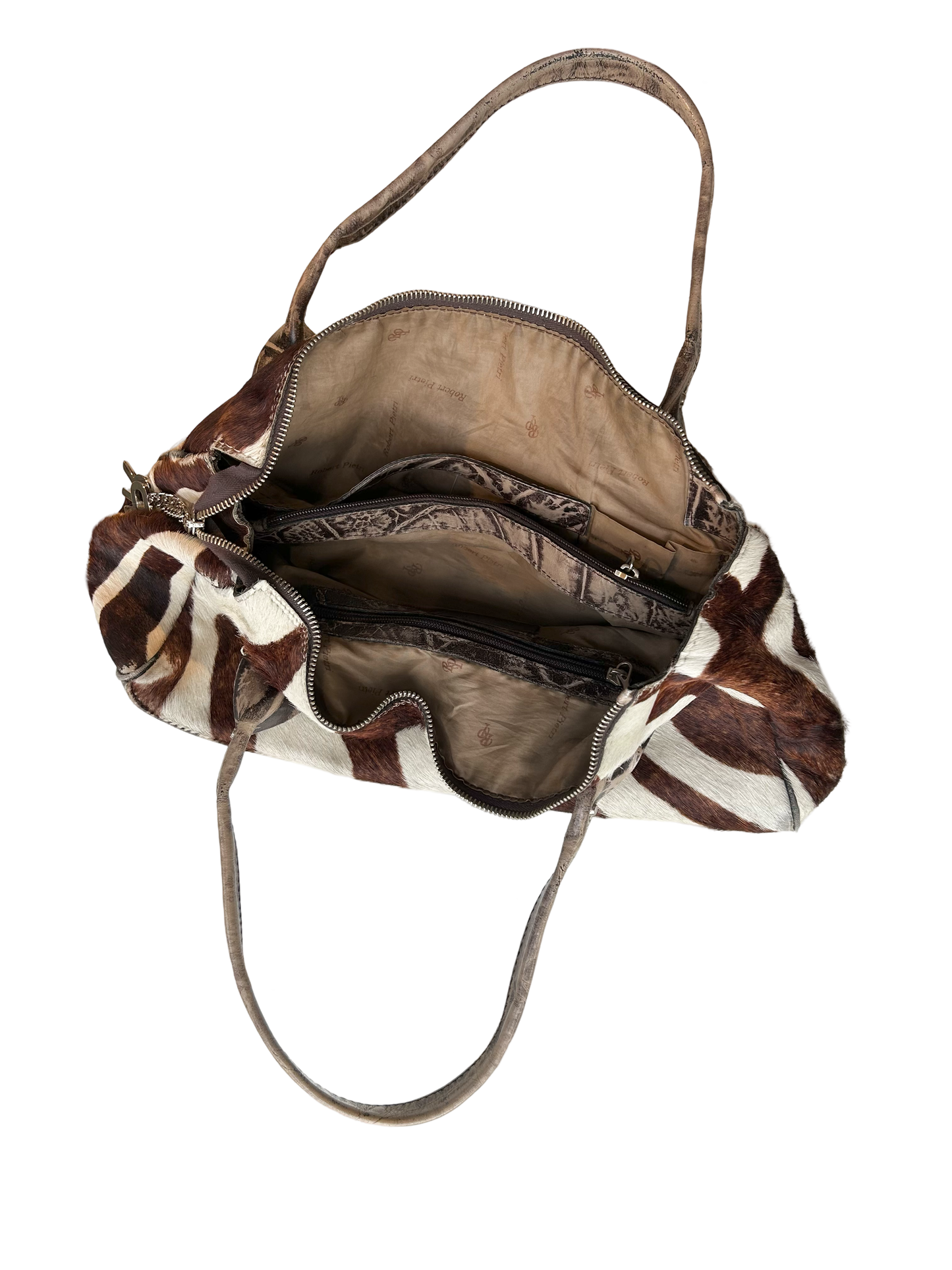 Robert Pietri Zebra leather handbag