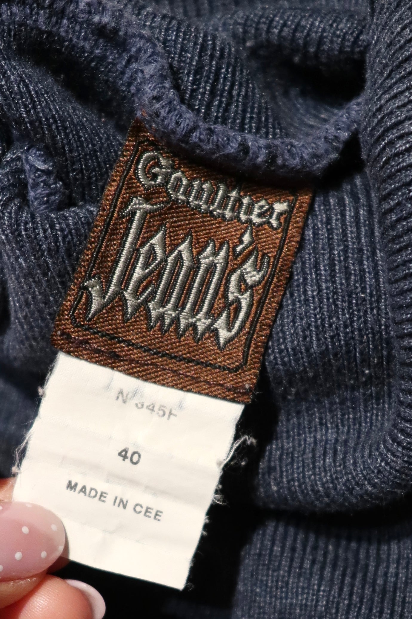 90's Gaultier Jeans Striped Knit