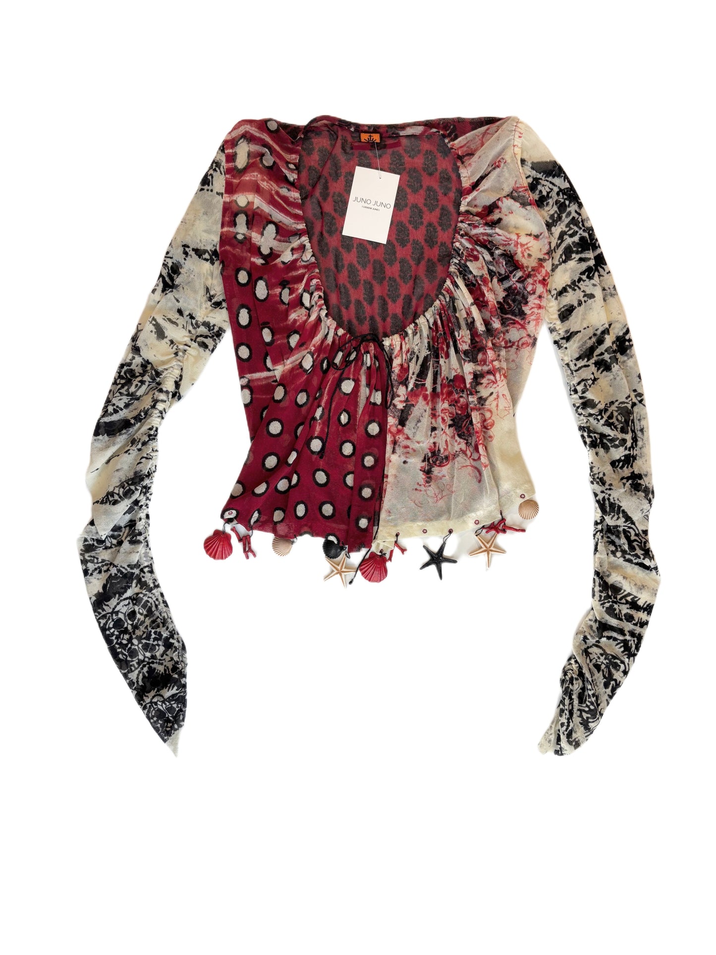 Jean Paul Gaultier Mesh Top with Nautical Charms
