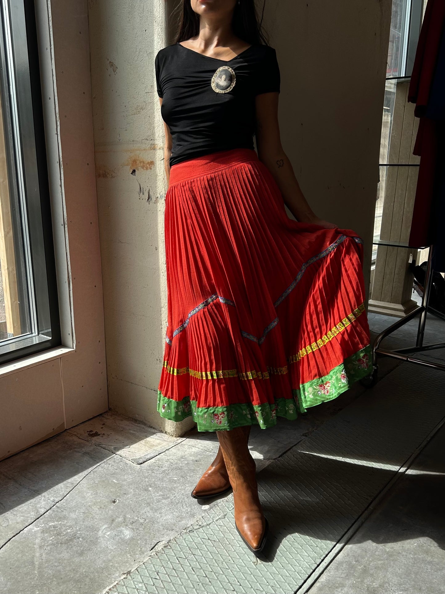 Kenzo Paris Folklore Skirt 80’s