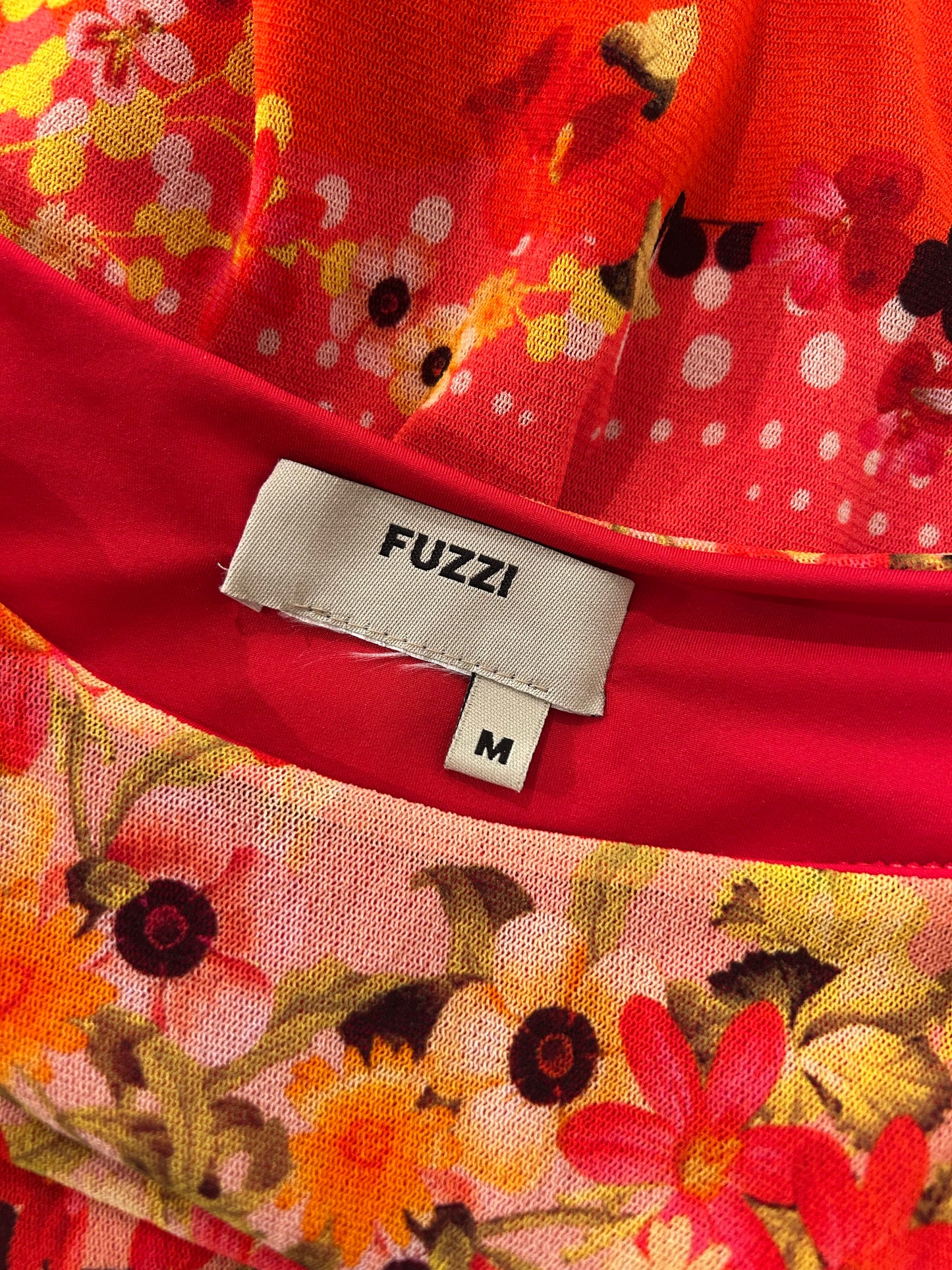 Vintage Fuzzi Floral Mesh Dress
