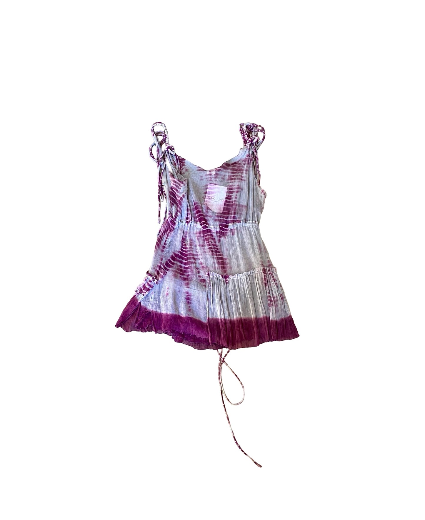 Tie-Dye Silk Top Y2K