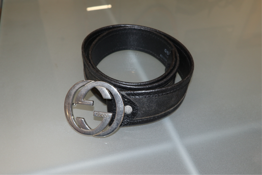 Gucci monogram belt