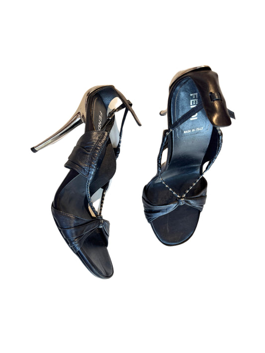 Futuristic Fendi Strappy Heels