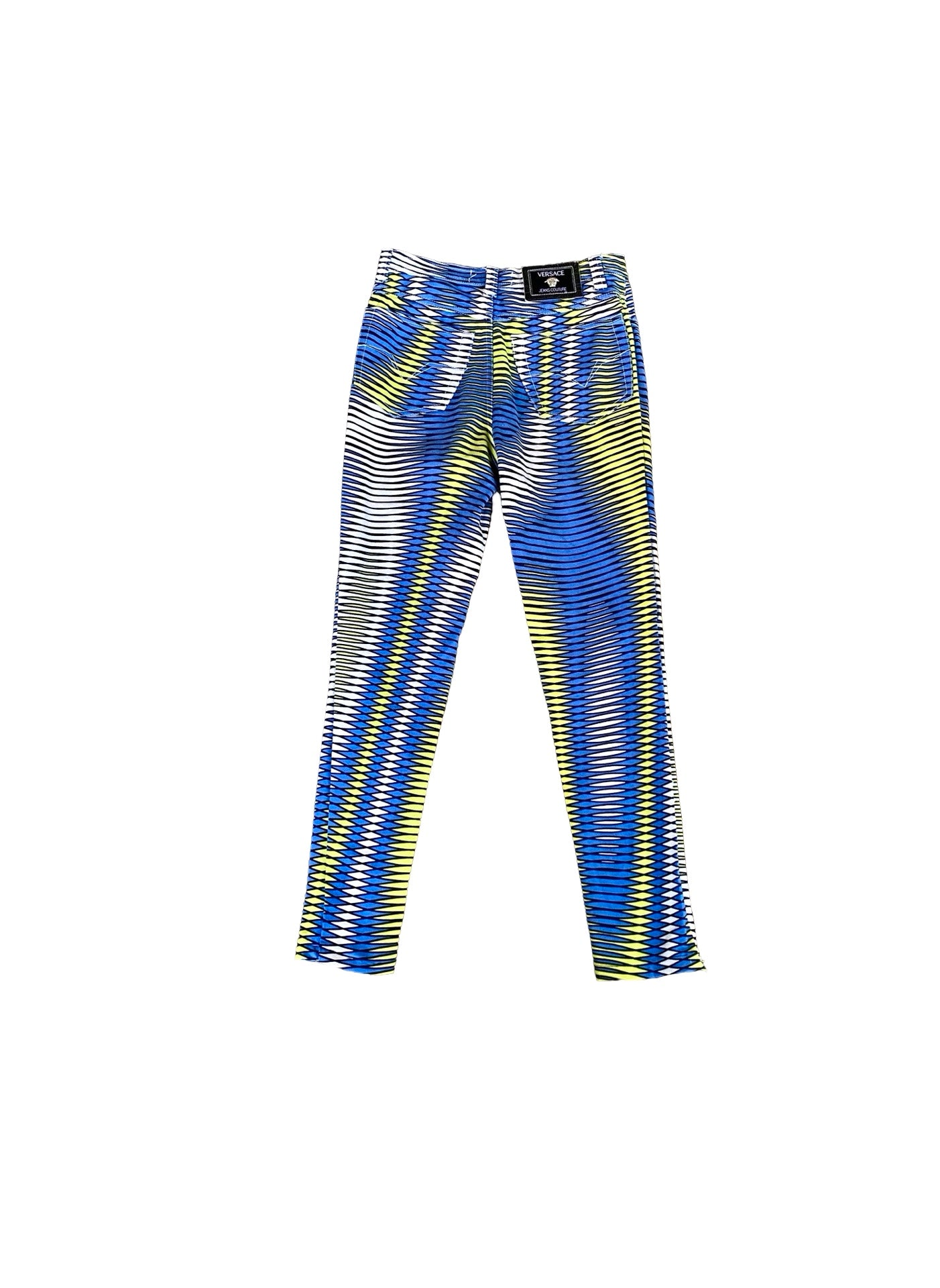 Versace Patterned Jeans Y2K
