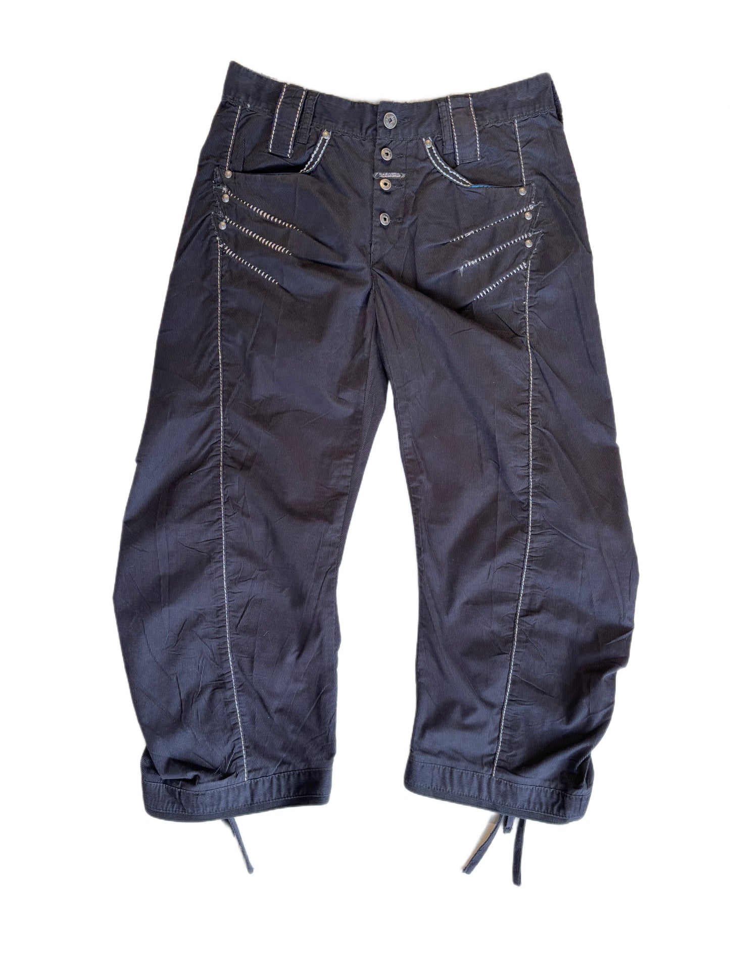 Marithé François Girbaud Manchester Structured Utility Pants