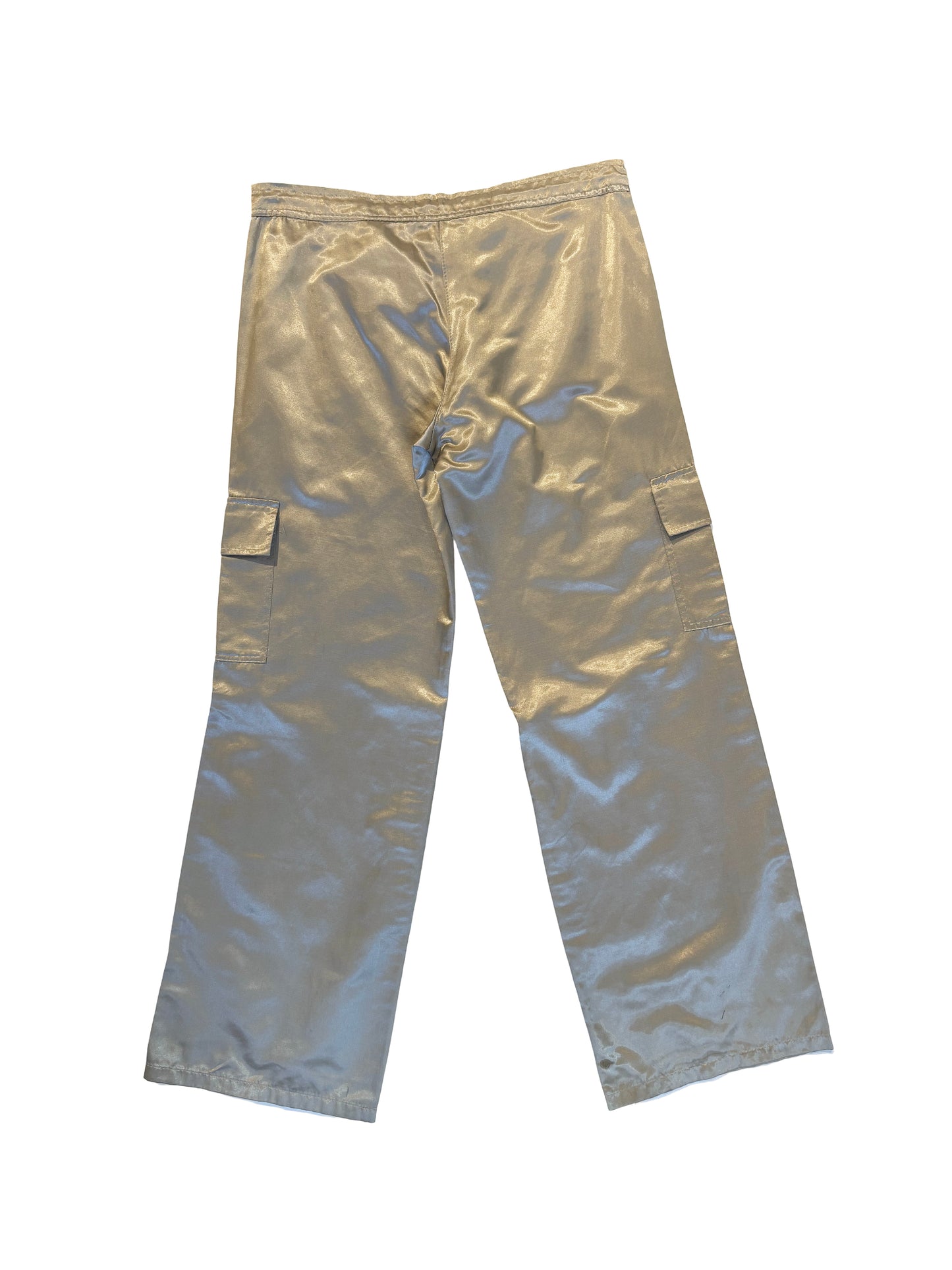 Early 2000s Shiny Utility Two-Piece Set