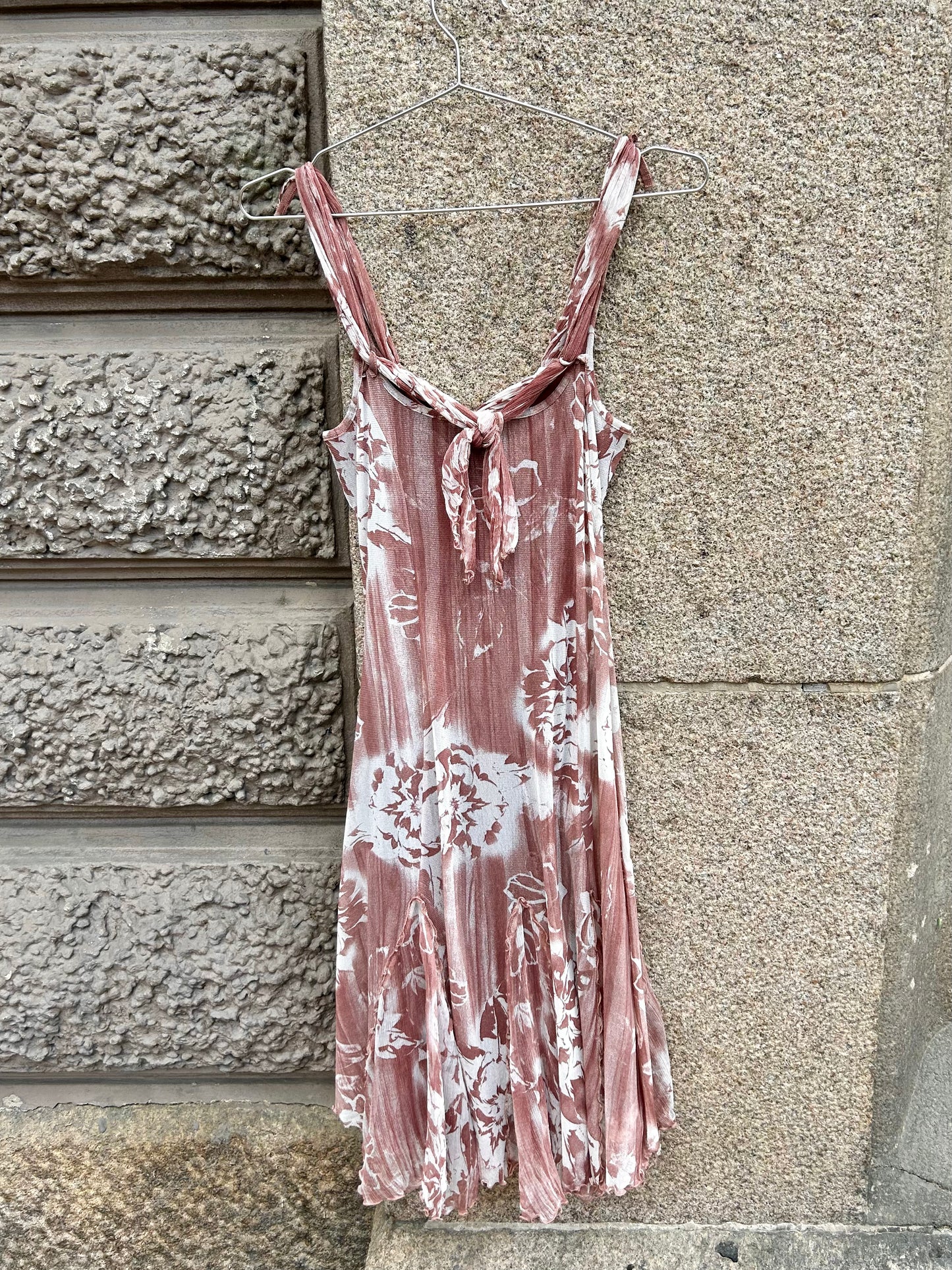 Sonia Fortuna Firenze rust pink dress