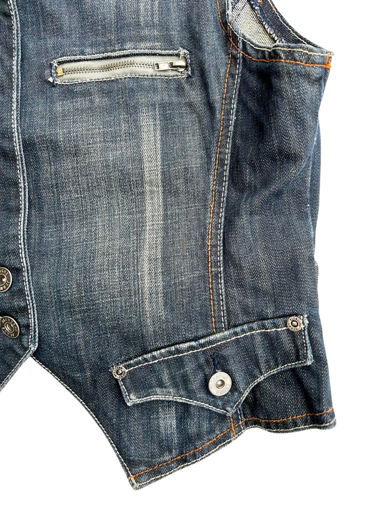 Y2K Blend denim vest