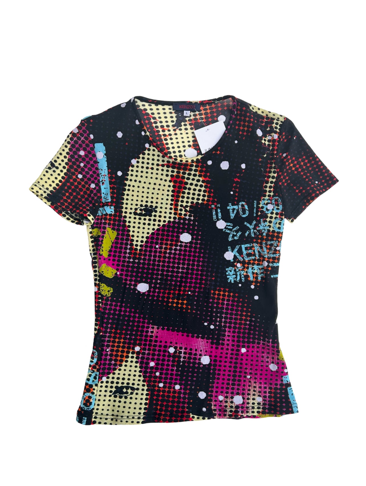 KENZO Japan pop mesh top