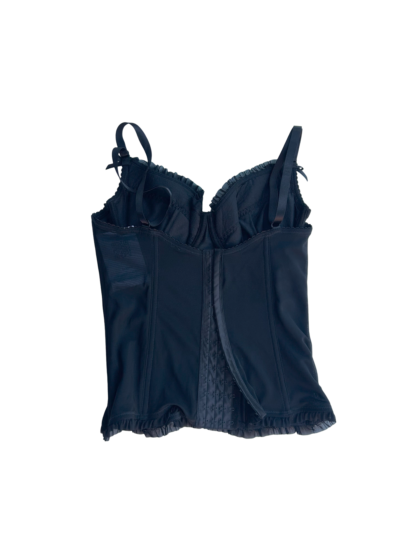 Embroidered flower corset