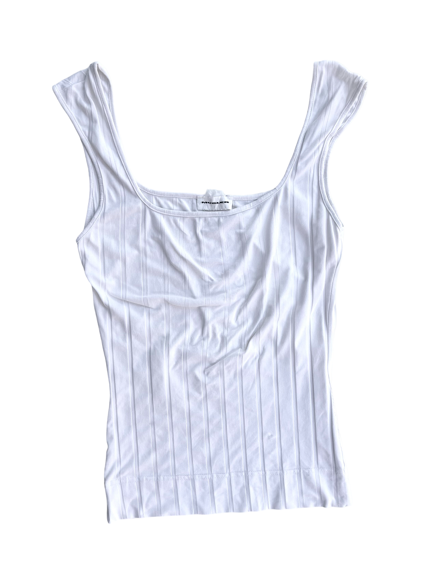 Mugler ribbed top