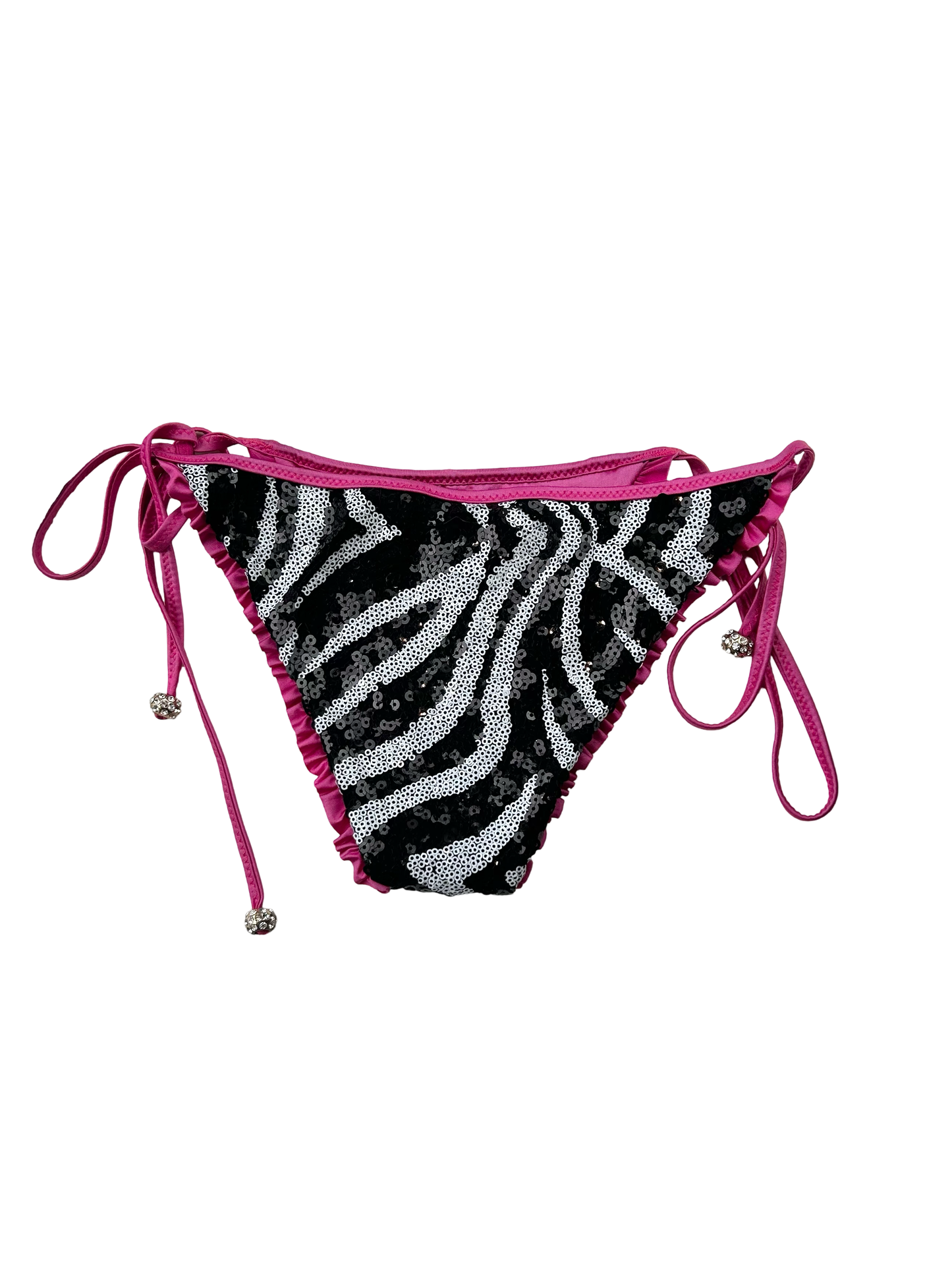 Beach Bunny zebra sequin bikini