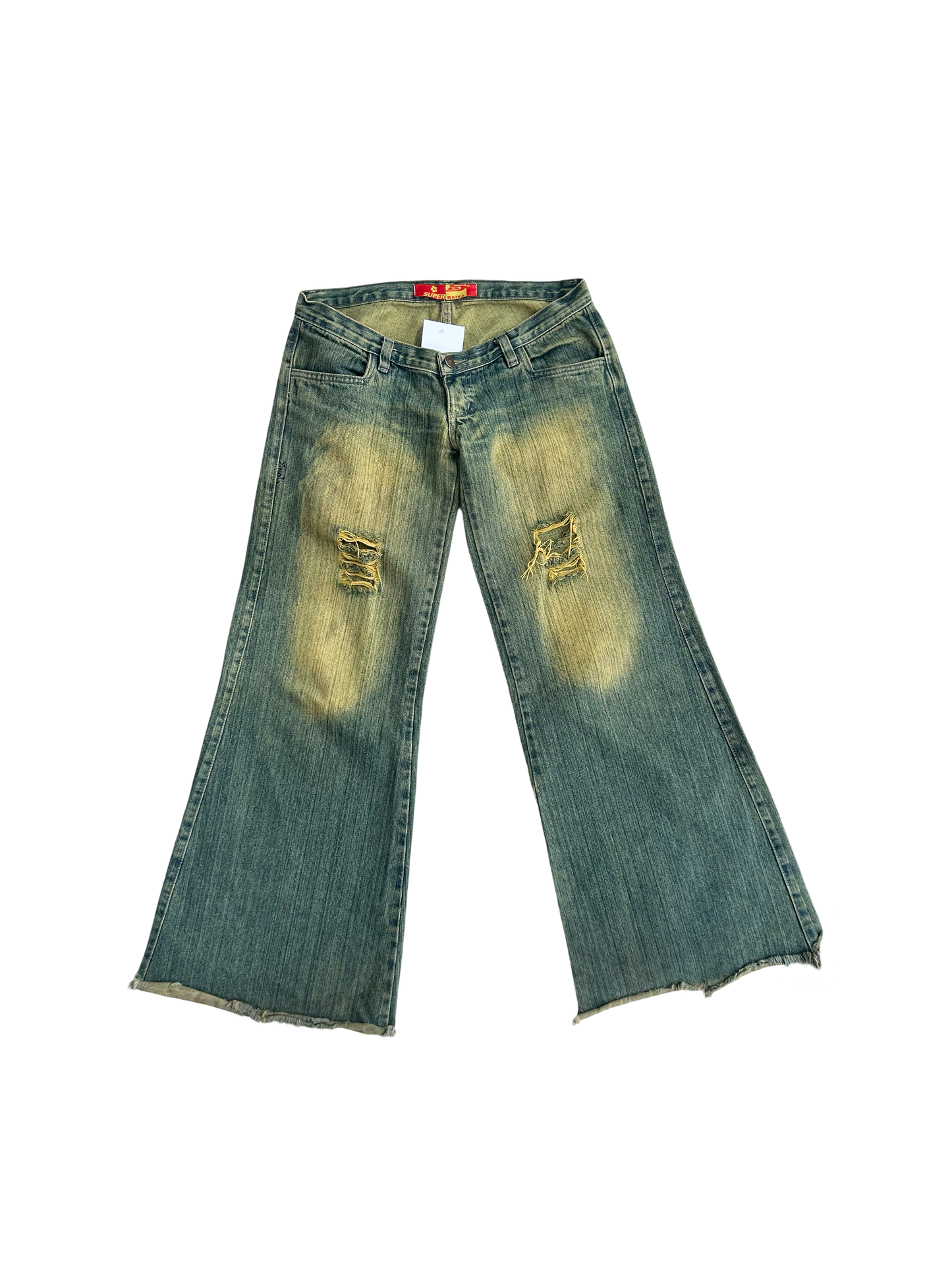 Y2K low waist flared denim