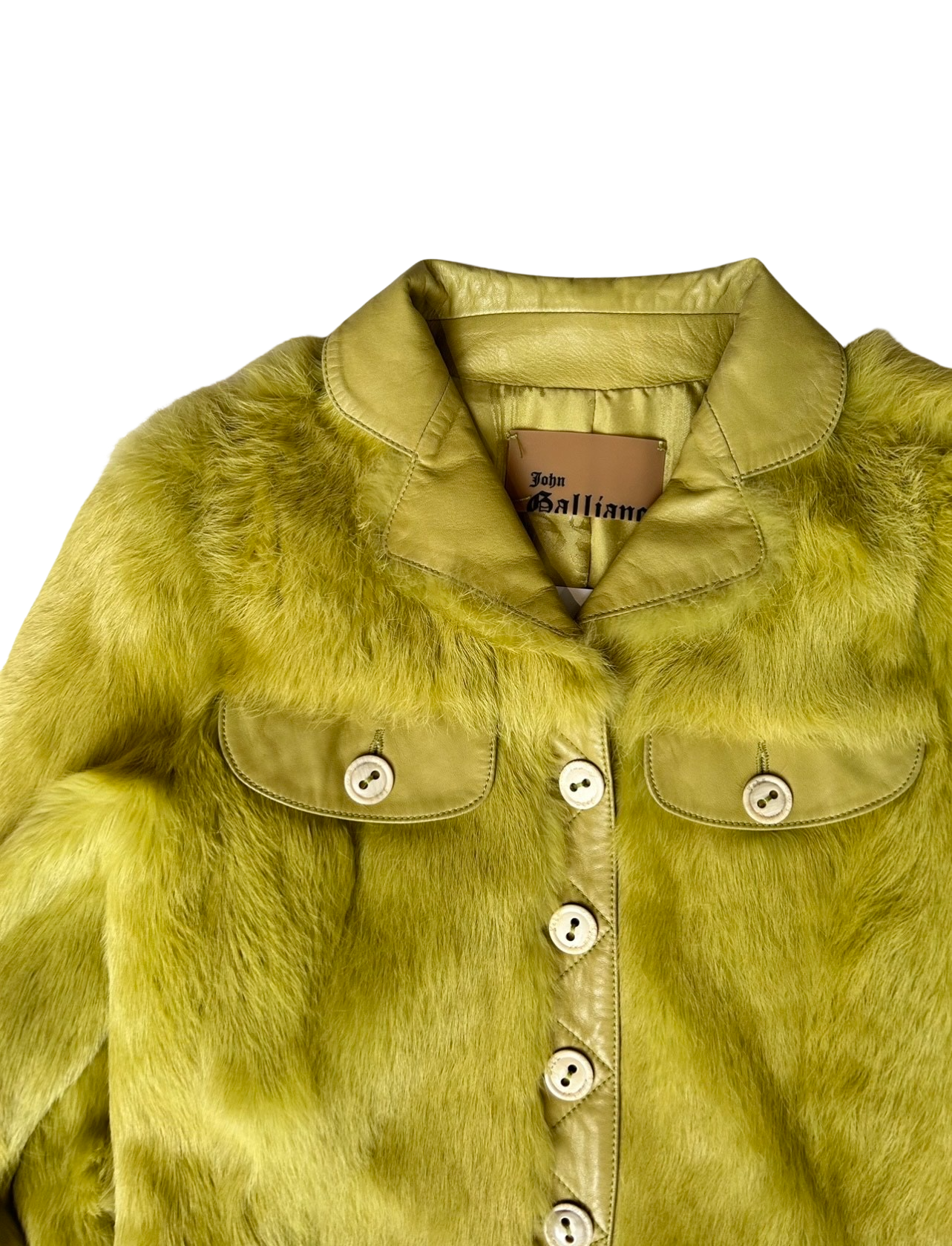 John Galliano Rabbit fur Jacket