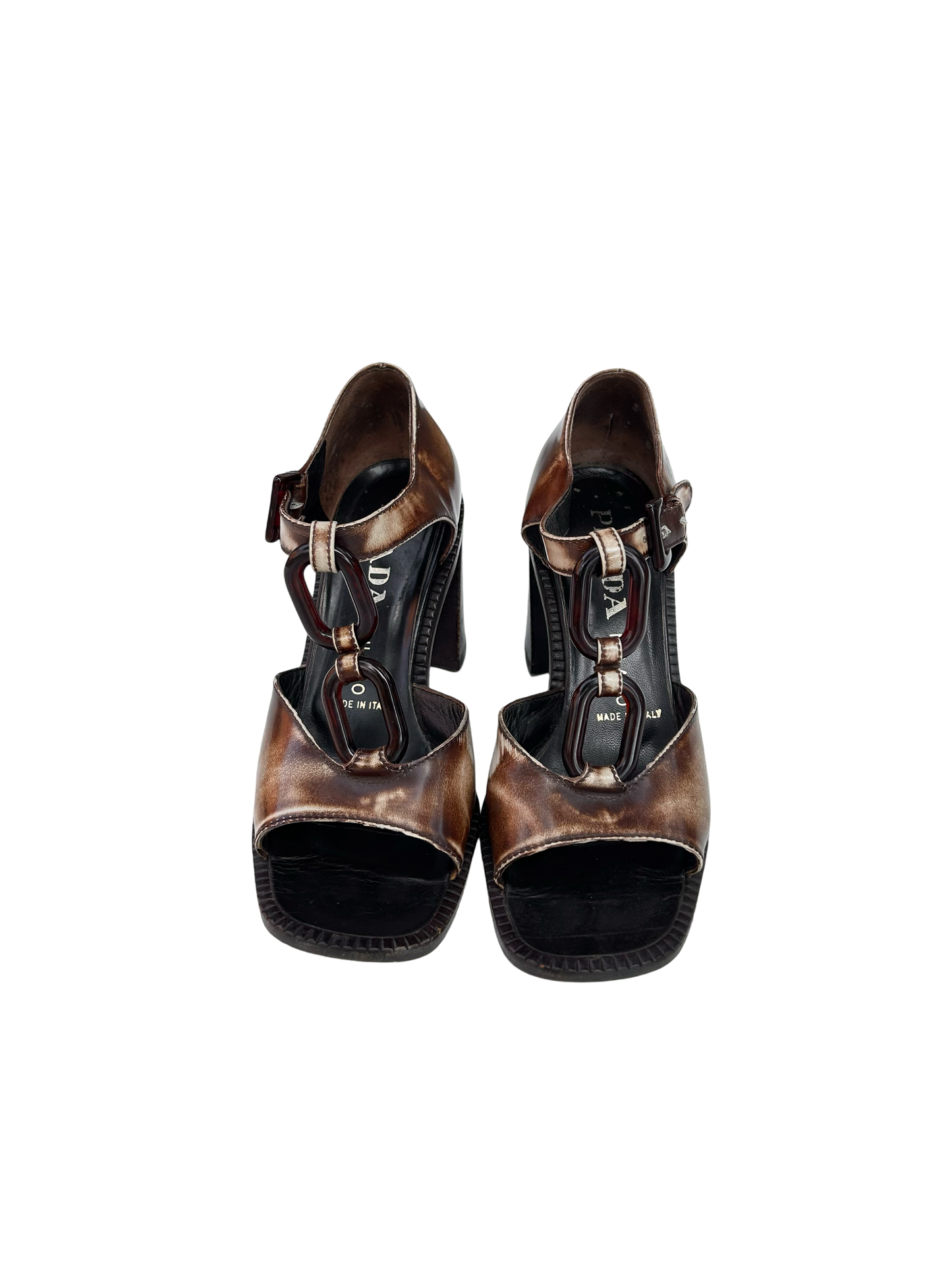 Rare SS96 PRADA leather sandals
