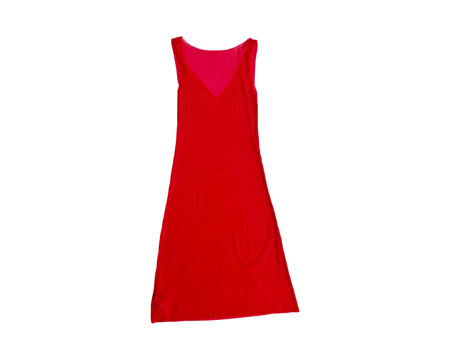 KENZO hot red mesh dress