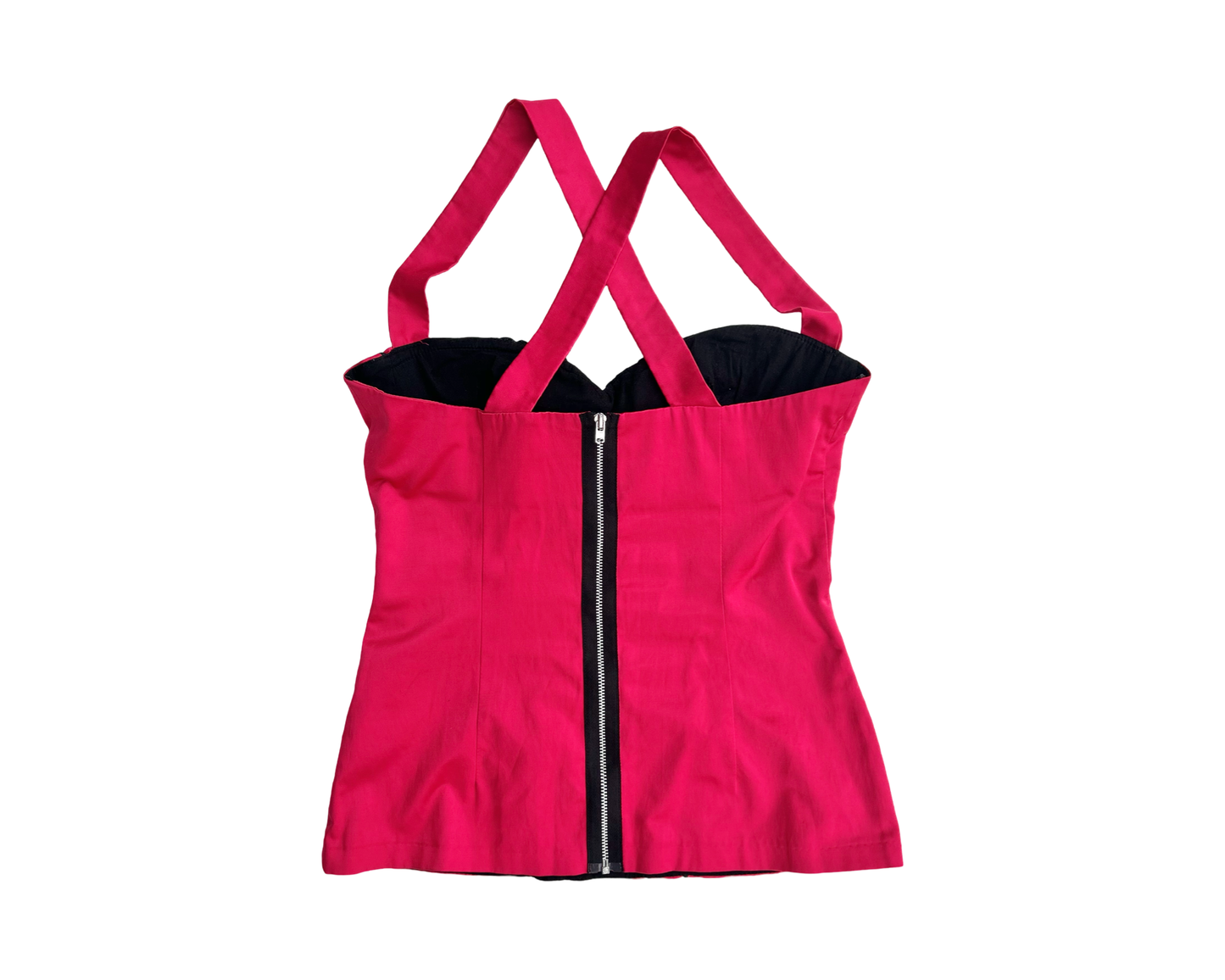 Jane Norman rouge corset top
