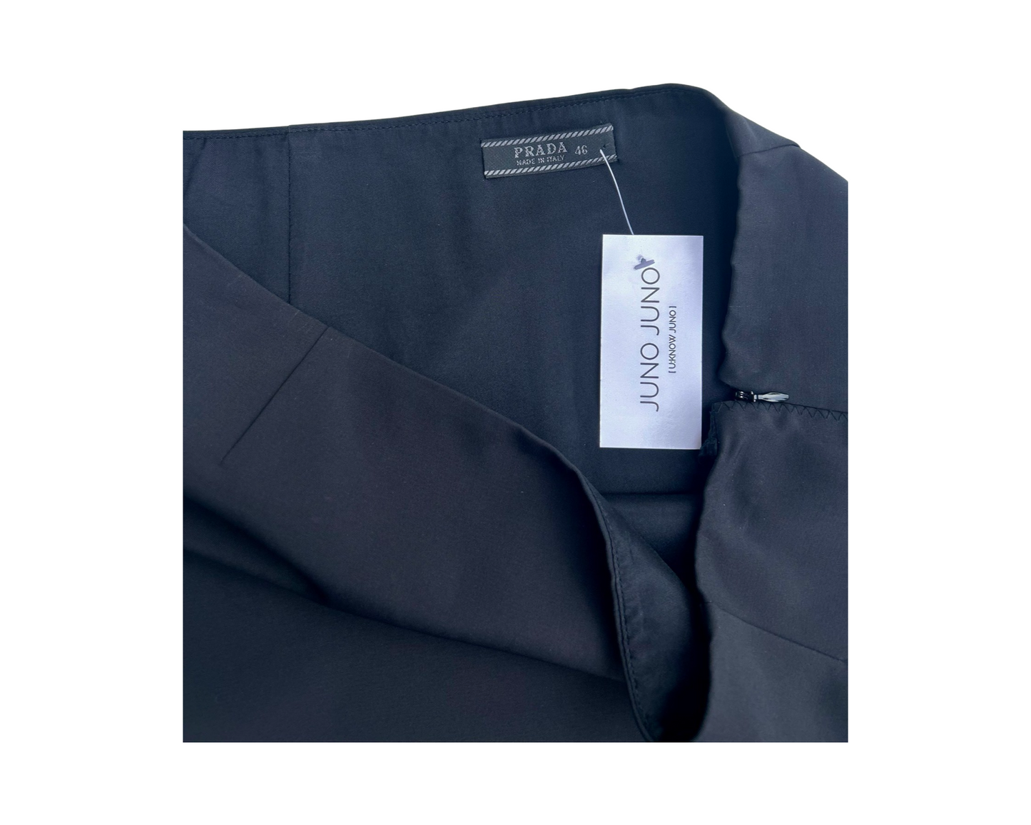 PRADA black classic pencil skirt