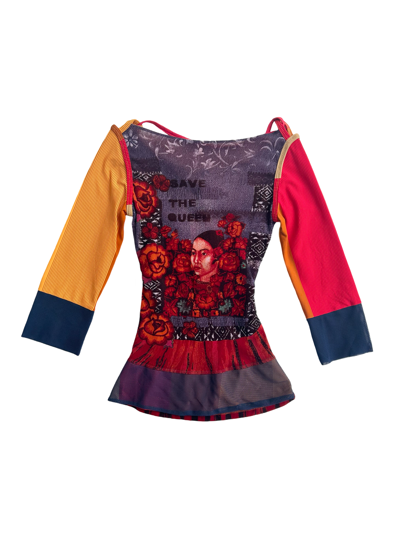 Save The Queen crossed open back top