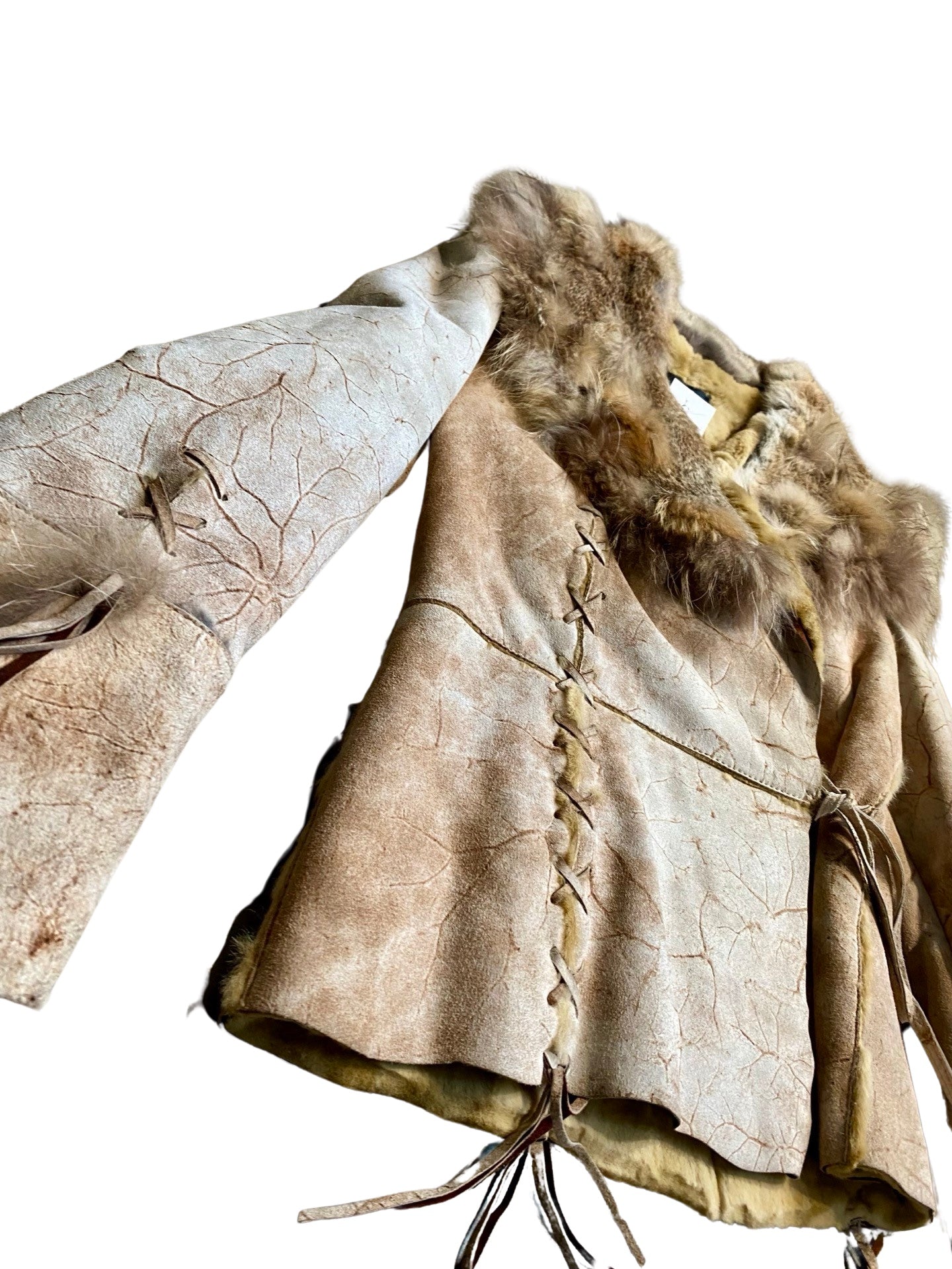 Suede Distressed Penny Lane jacket 2000’s