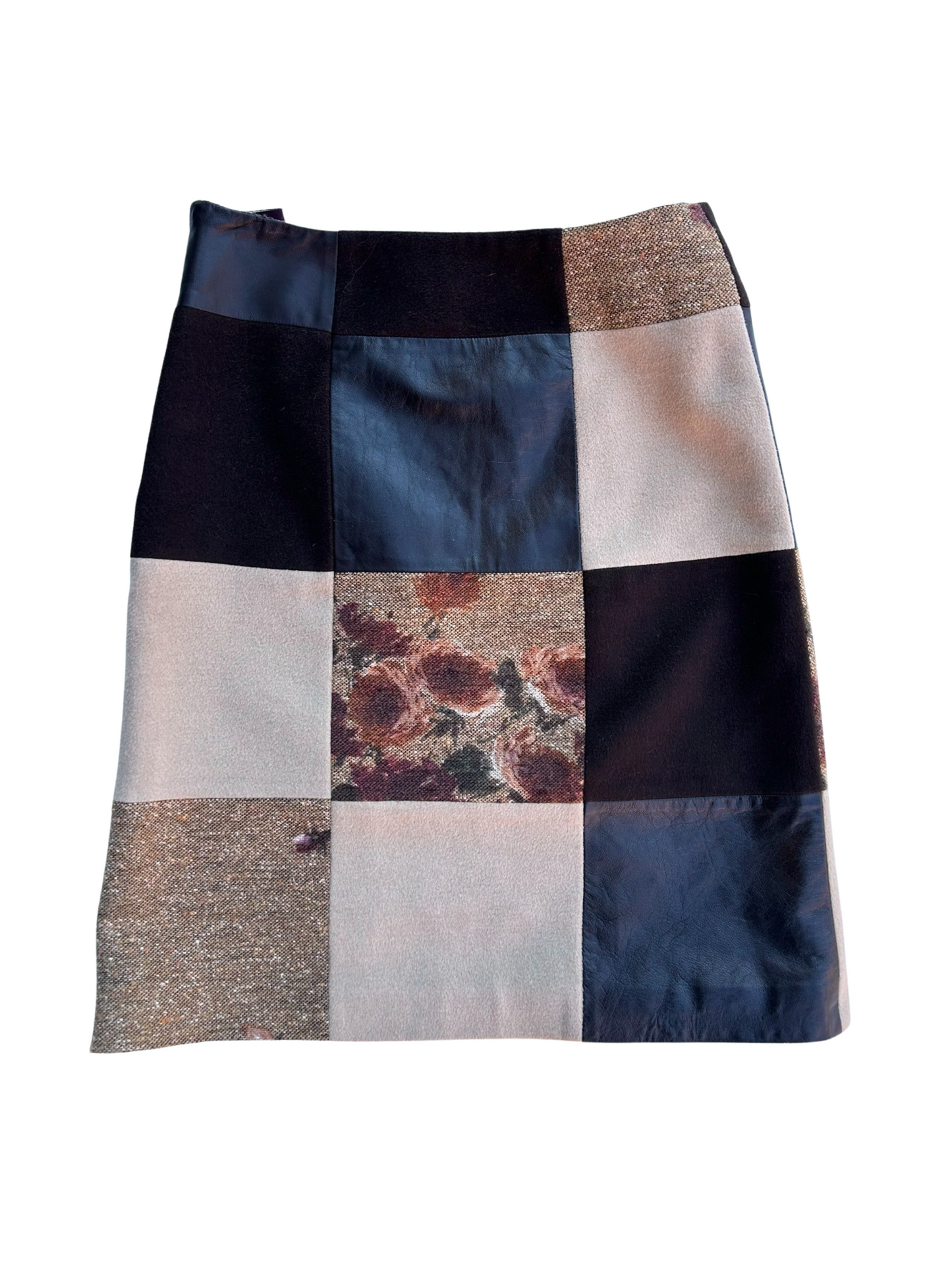 Mullberry patchwork skirt