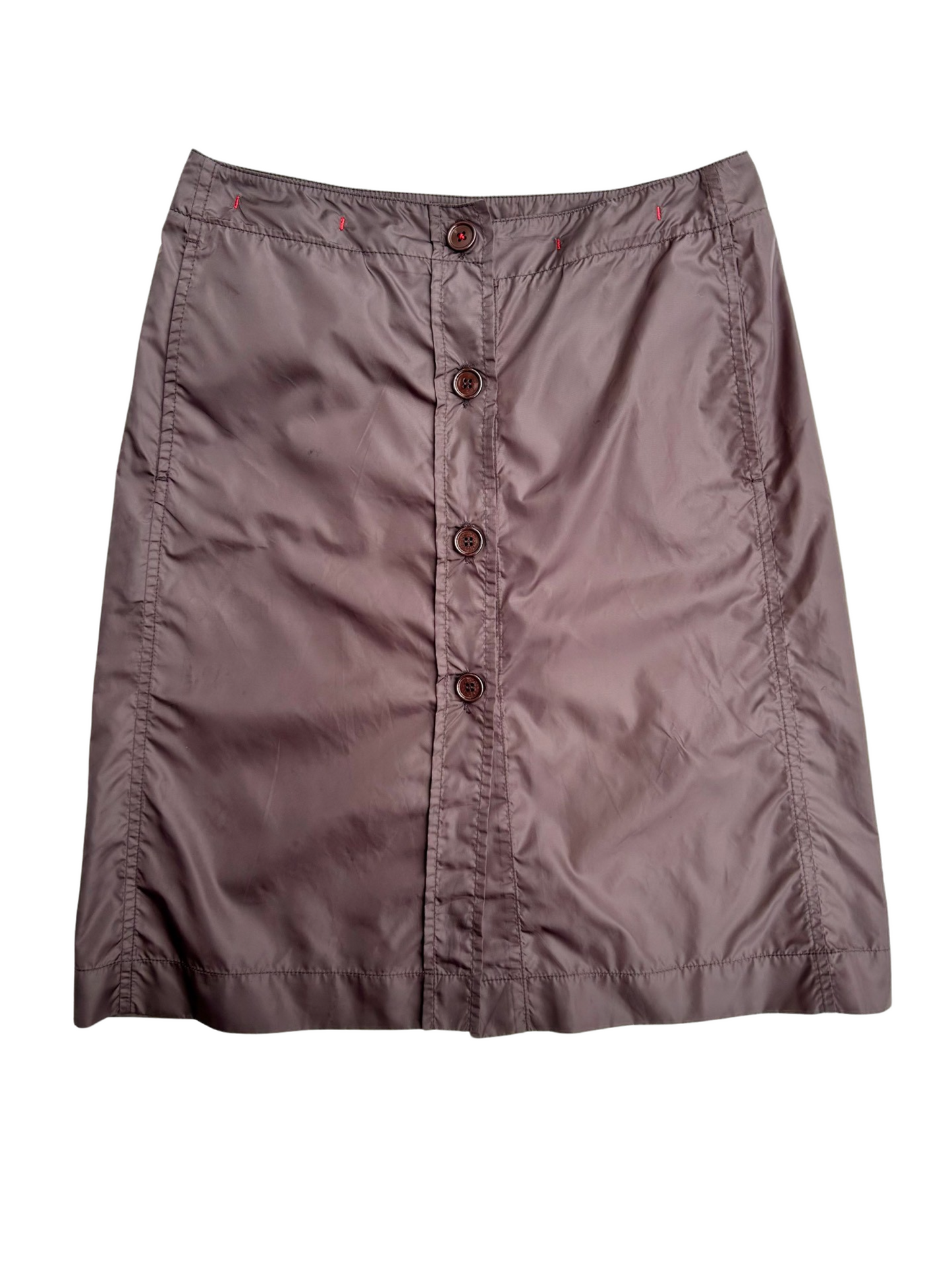 PRADA midi nylon skirt