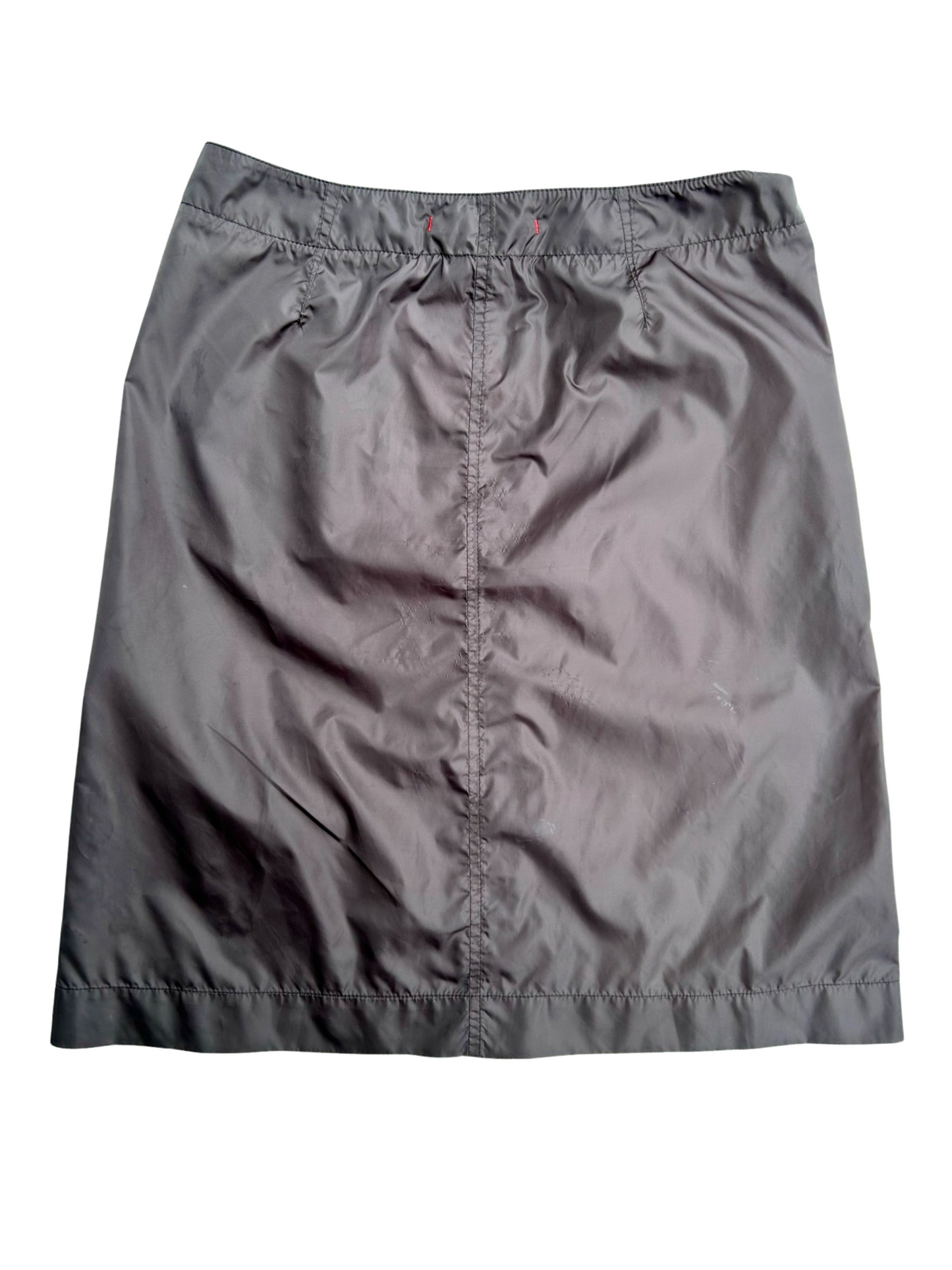 PRADA midi nylon skirt
