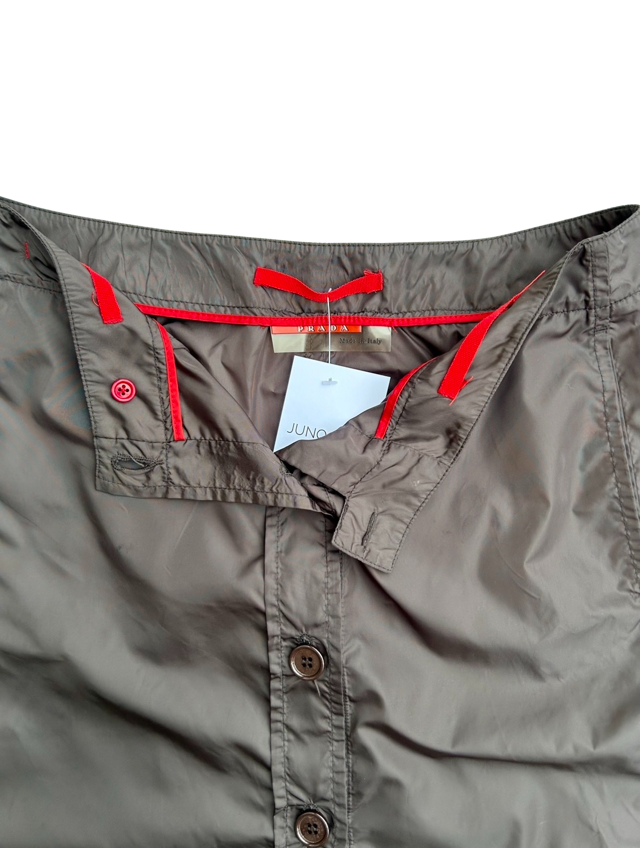 PRADA midi nylon skirt
