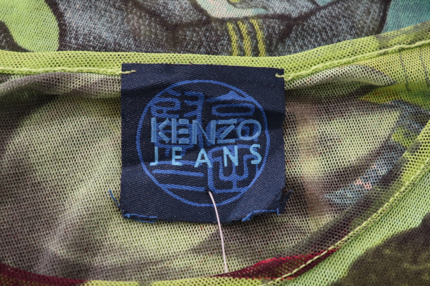 Kenzo printed mesh top