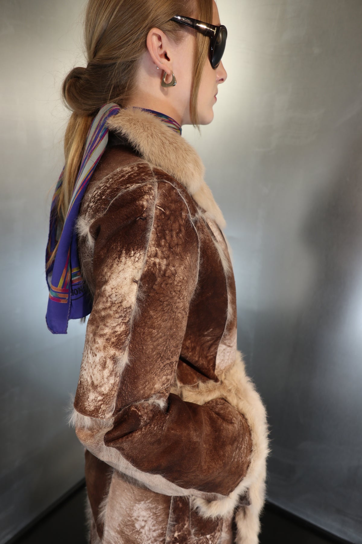 70´s Soft Suede Fur Coat