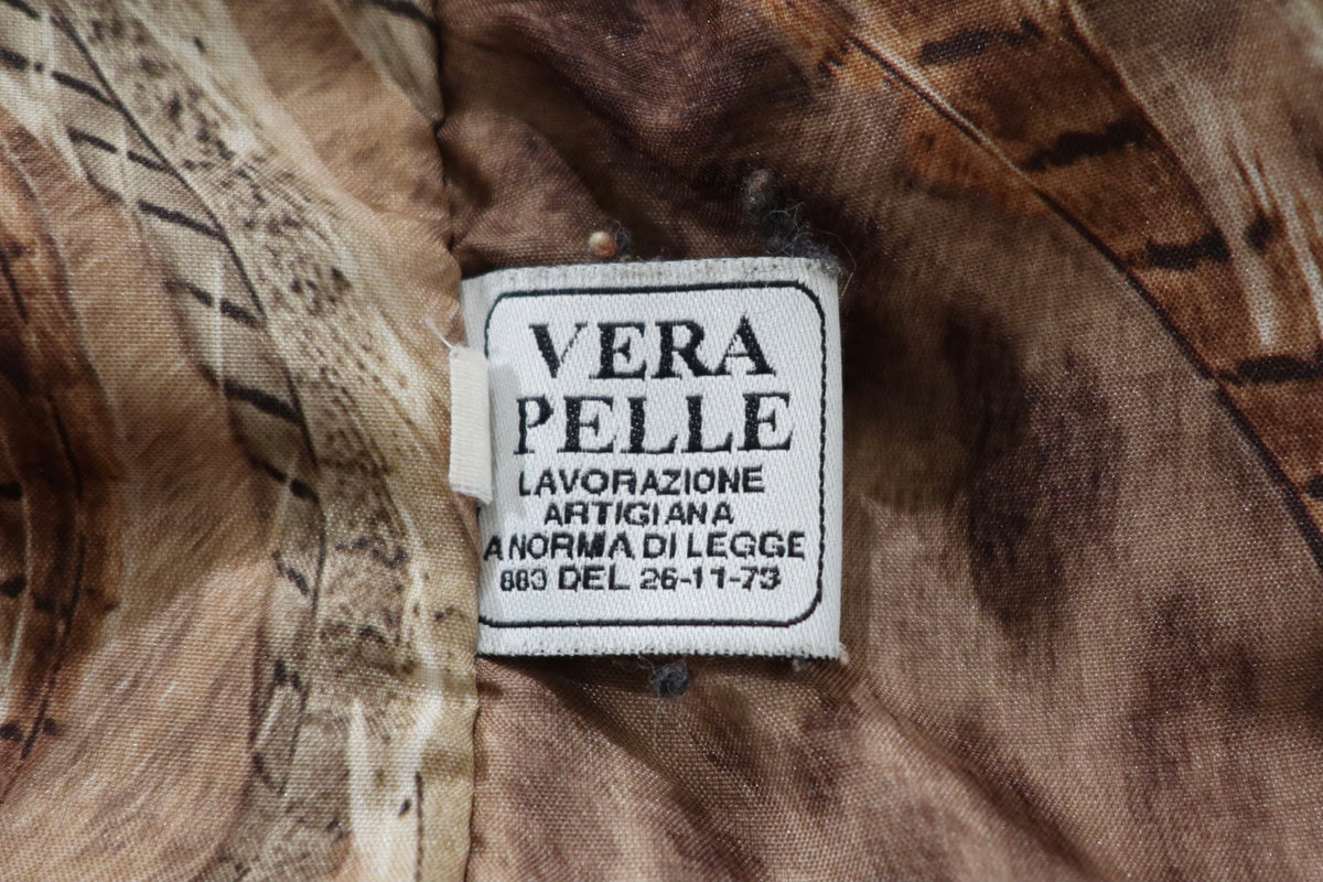 Vintage Cowhide Patch Jacket