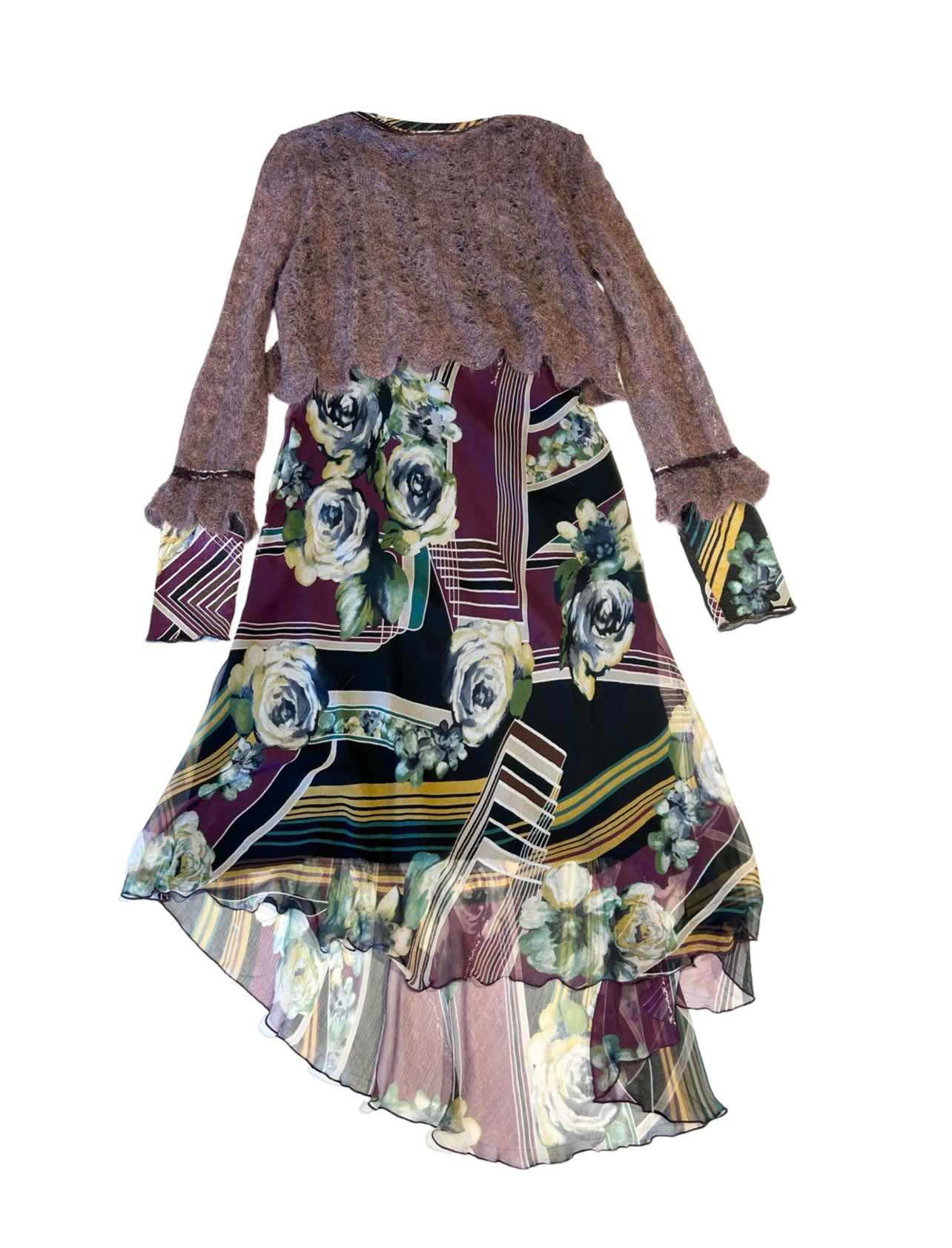 Sonia Fortuna mohair and silk mix dress