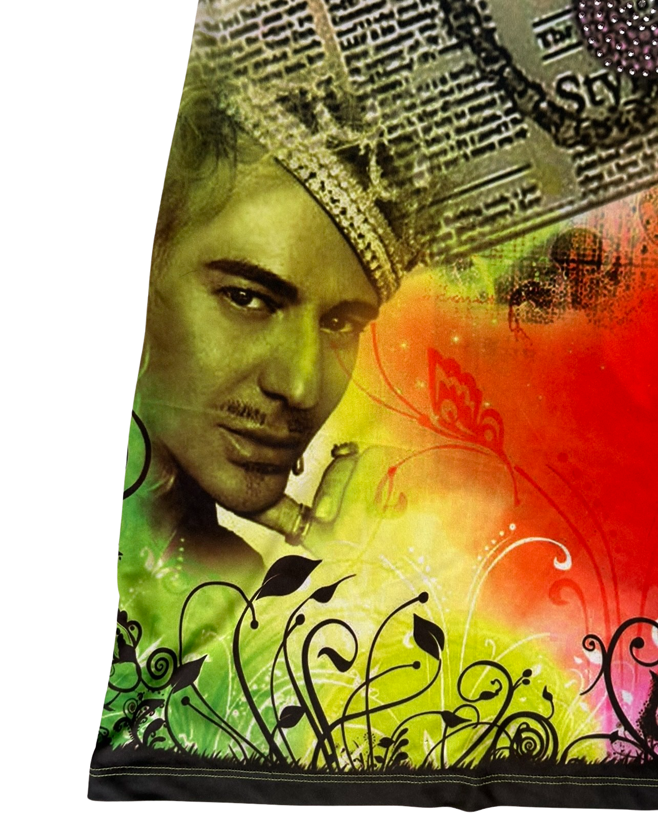 Iconic John Galliano newspaper dress